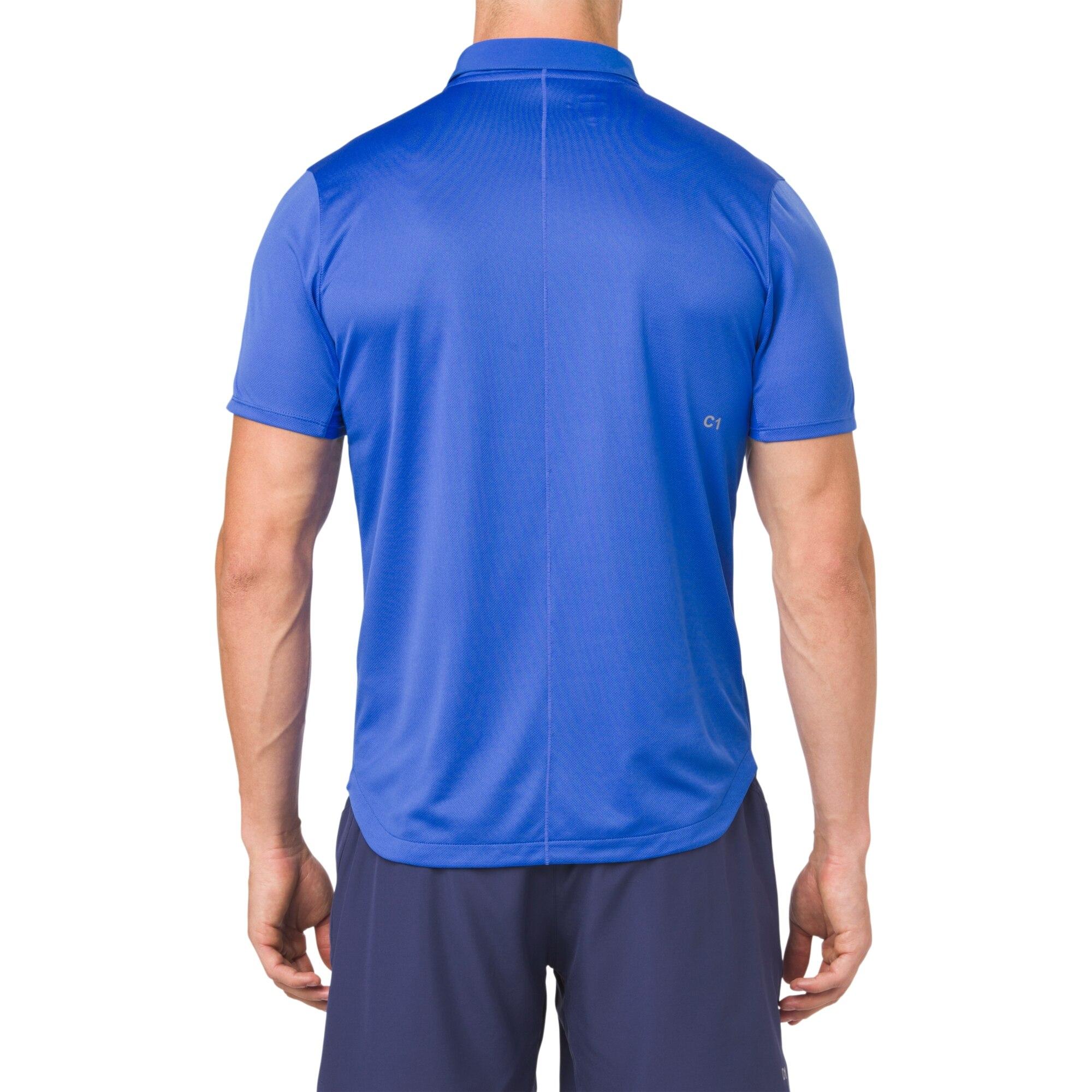 Asics Mens Club Polo Shirt - Illusion Blue - Tennisnuts.com