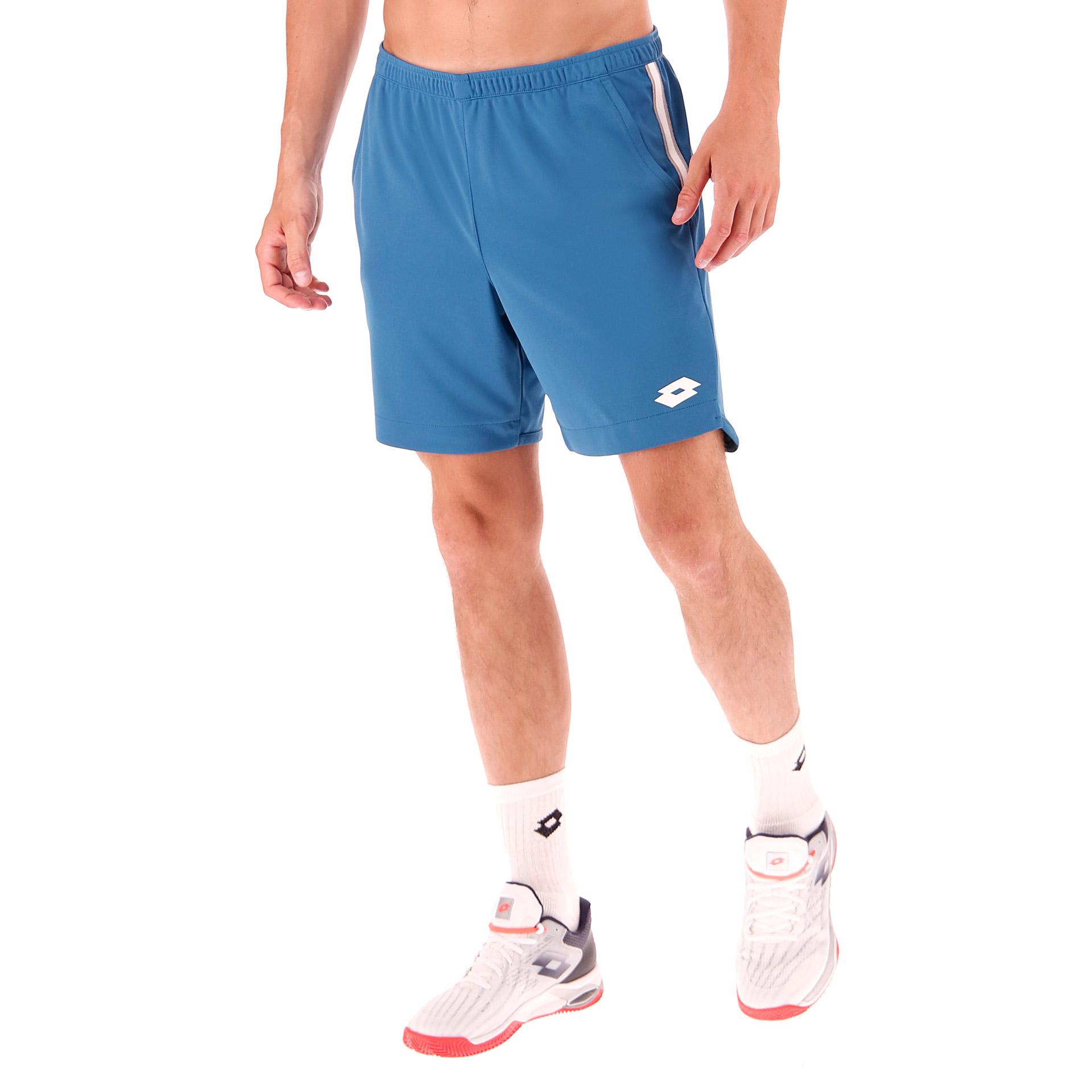 Lotto Mens Team 7 Inch Shorts - Gem Blue - Tennisnuts.com