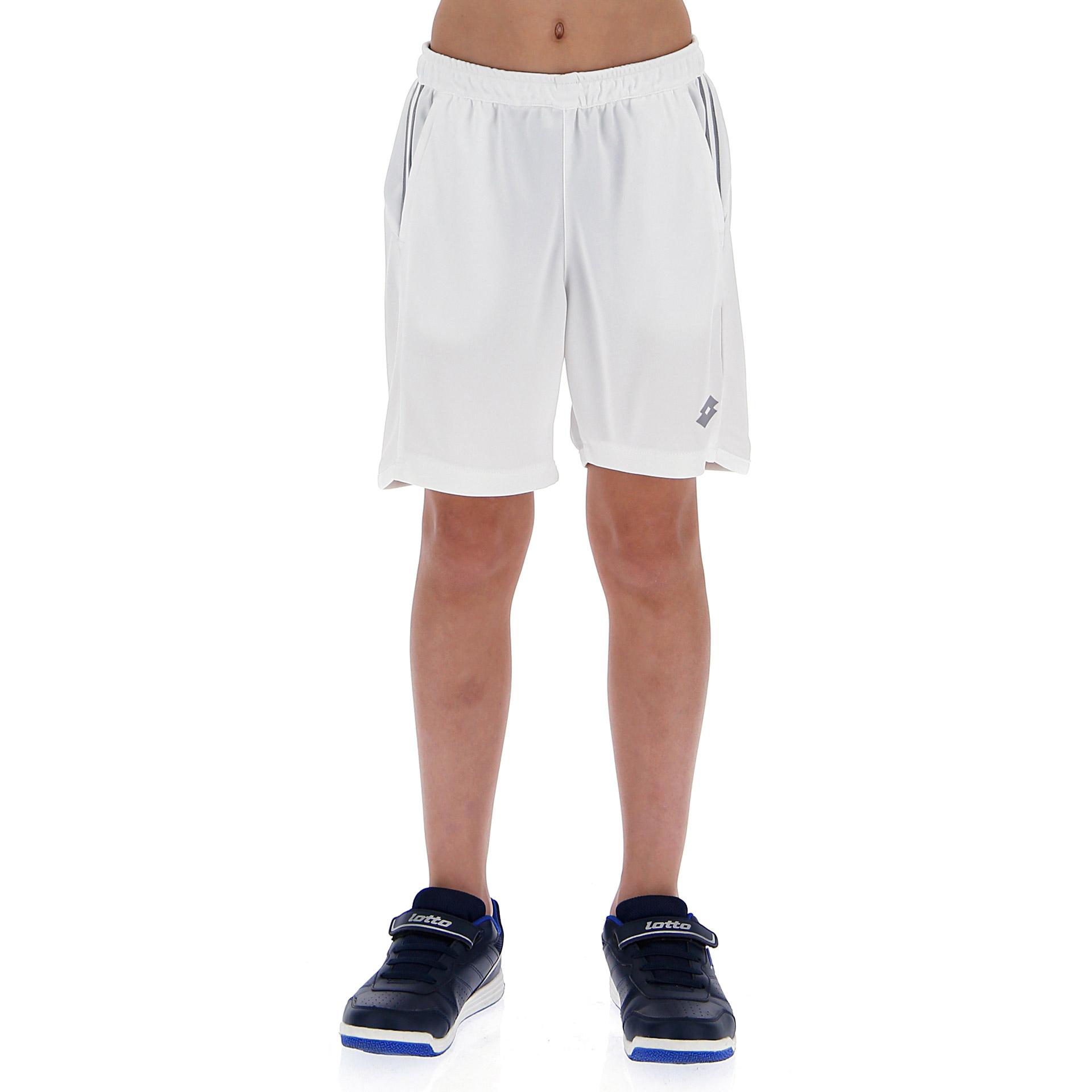 Lotto Boys Tennis Team Shorts Brilliant White