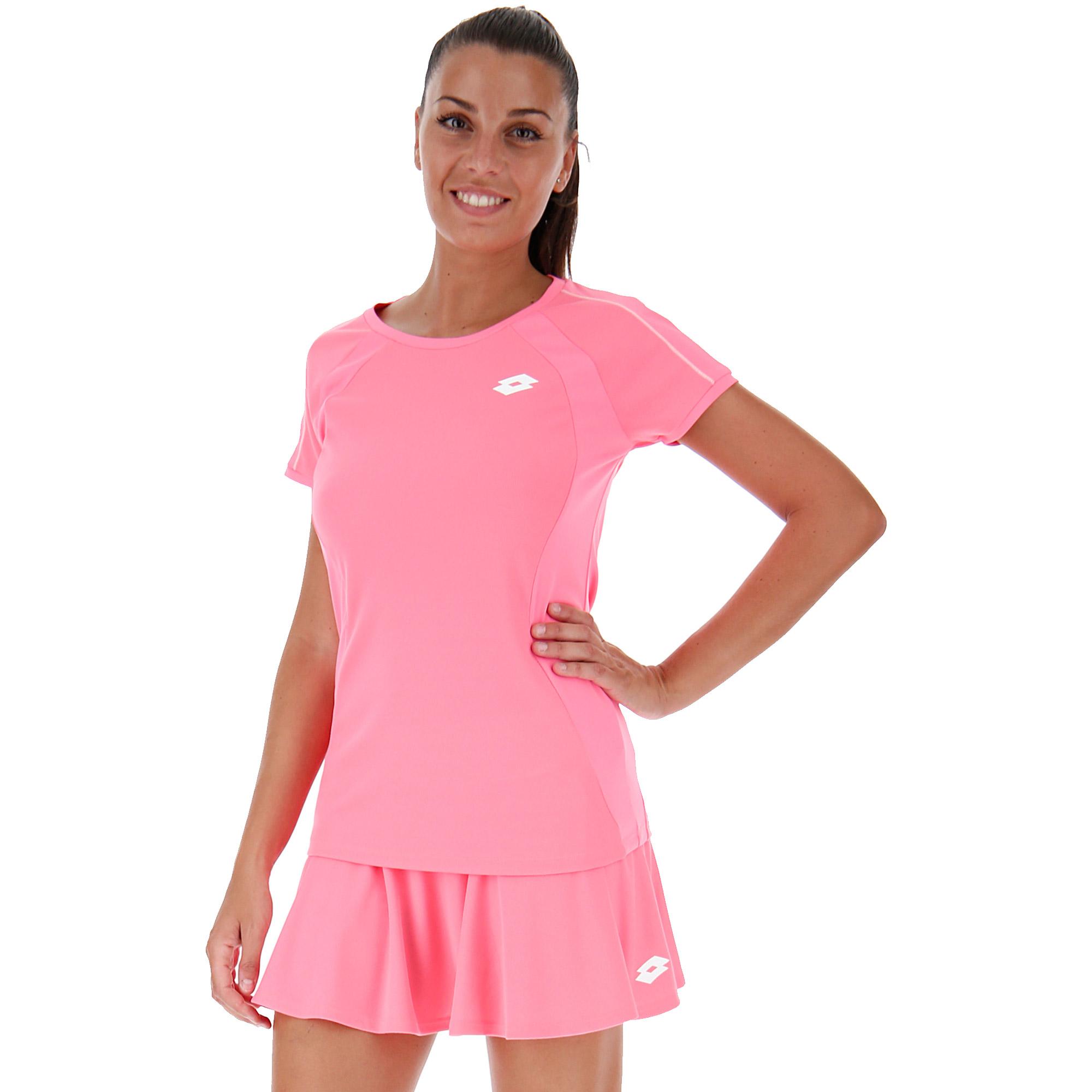 Lotto Womens Tennis Team Tee Vicky Pink
