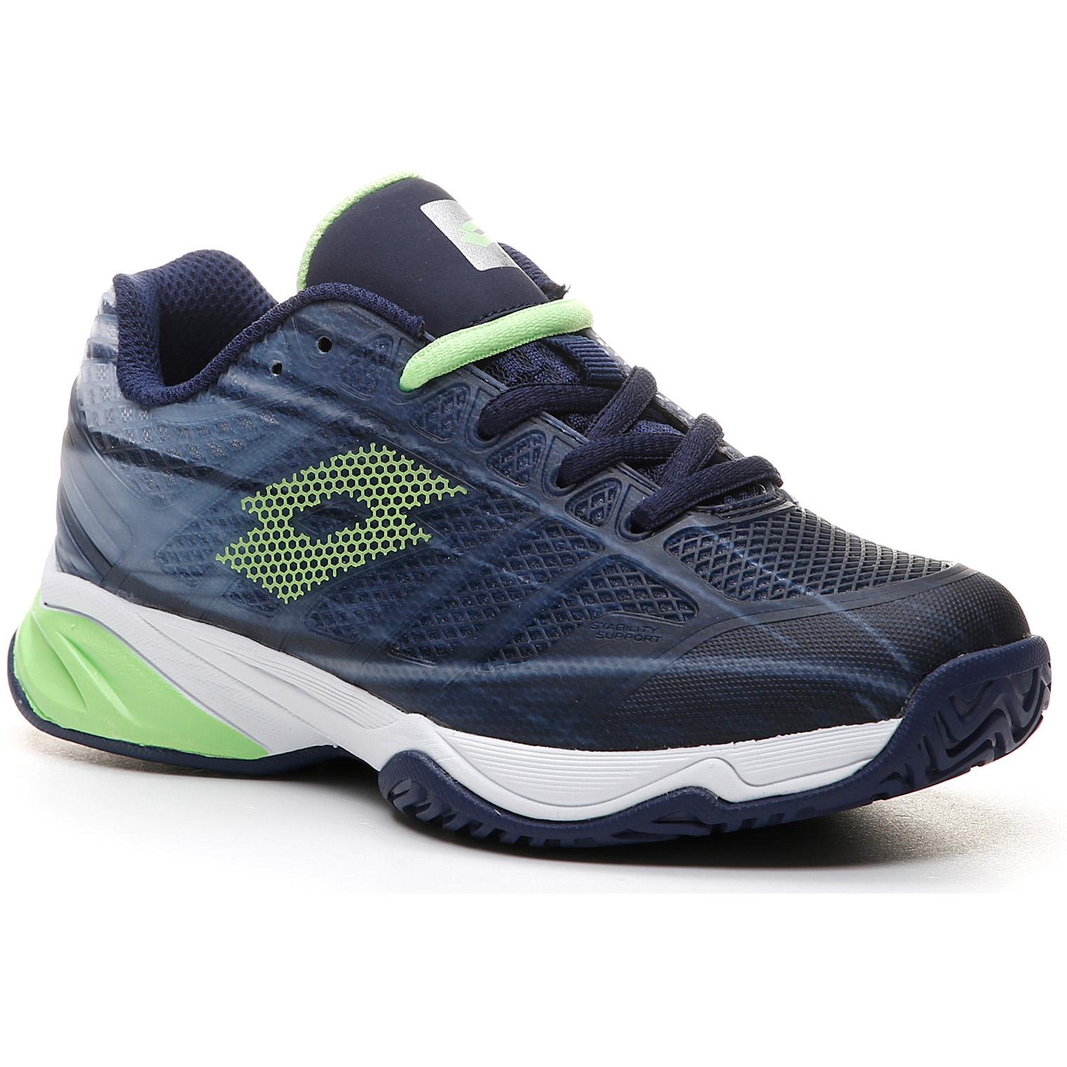 Lotto Kids Mirage 300 Tennis Shoes - Navy Blue - Tennisnuts.com