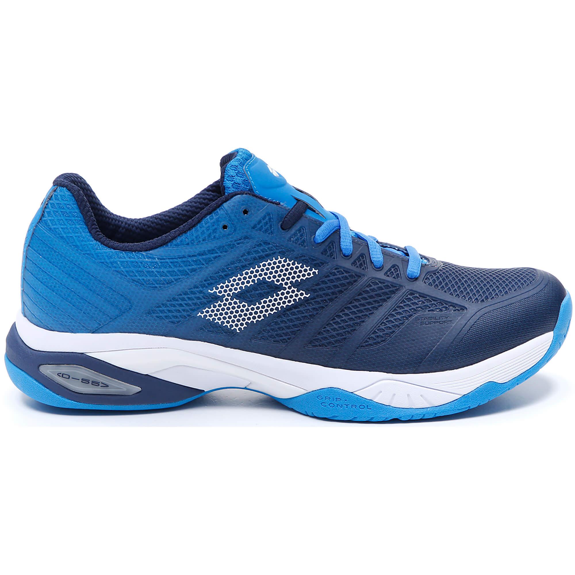 Lotto Mens Mirage 300 Tennis Shoes - Navy Blue/All White/Diva Blue ...