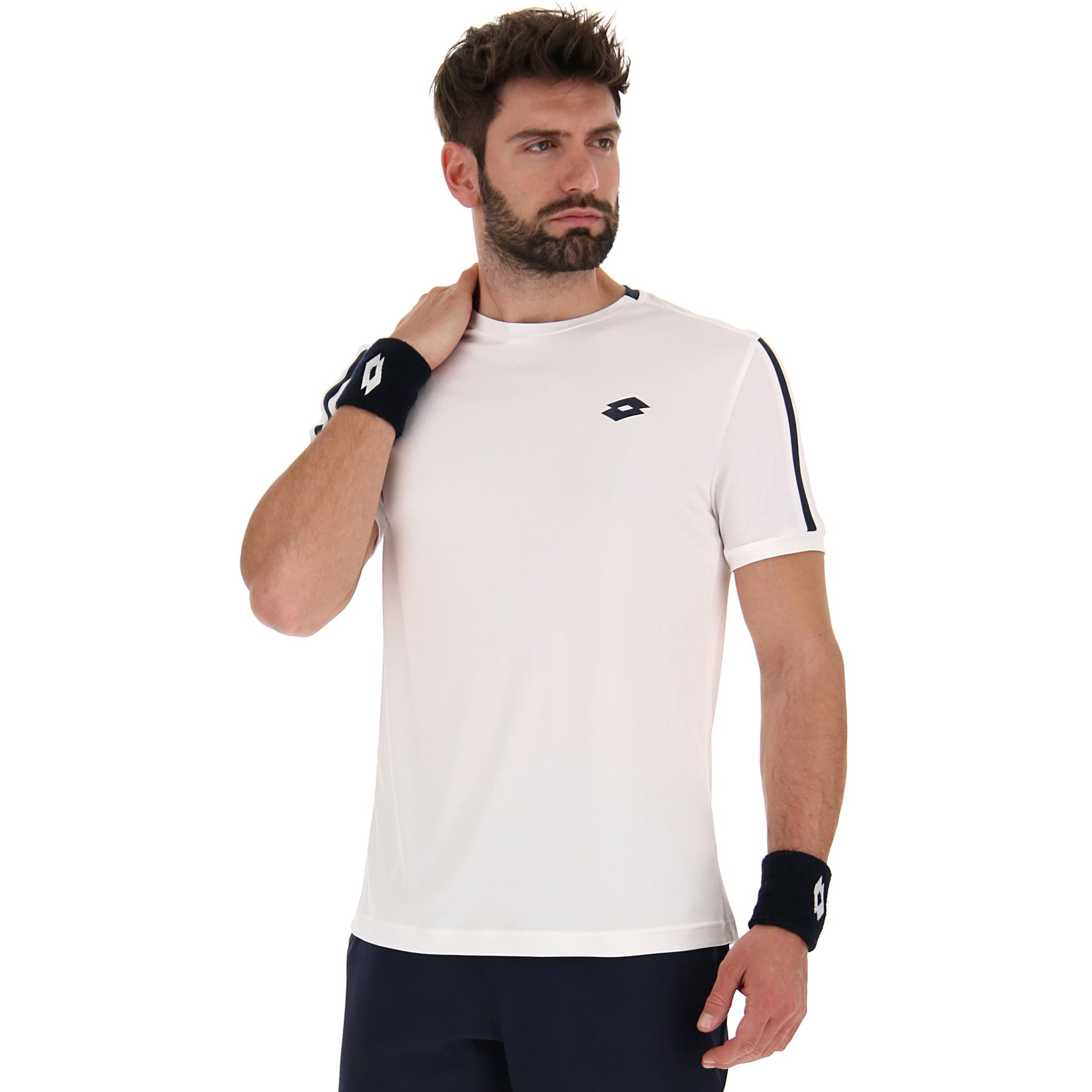 Lotto Mens Squadra Tee White/Black