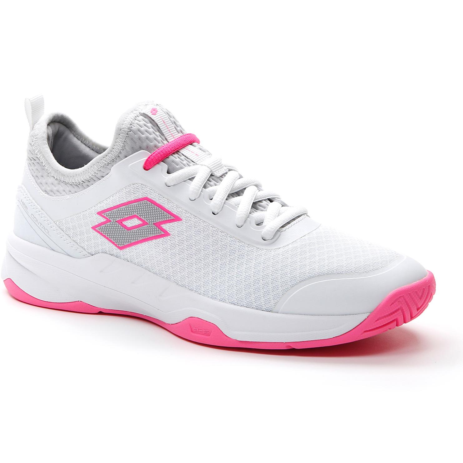 Lotto Women's Mirage 100 II Speed Tennis Shoe - All White/Cool Grey main image 0