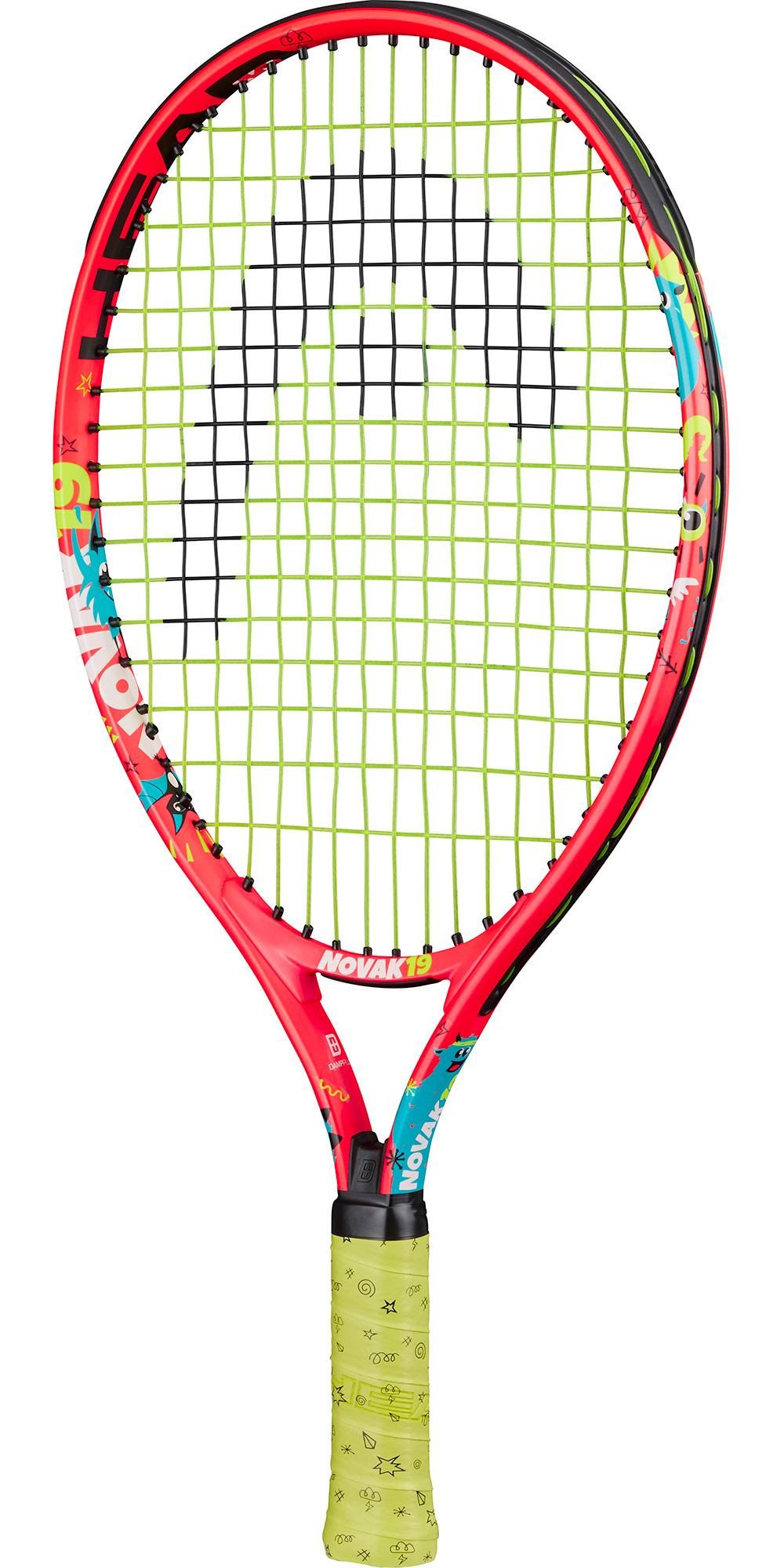 Head Novak 19 Inch Junior Aluminium Tennis Racket Red