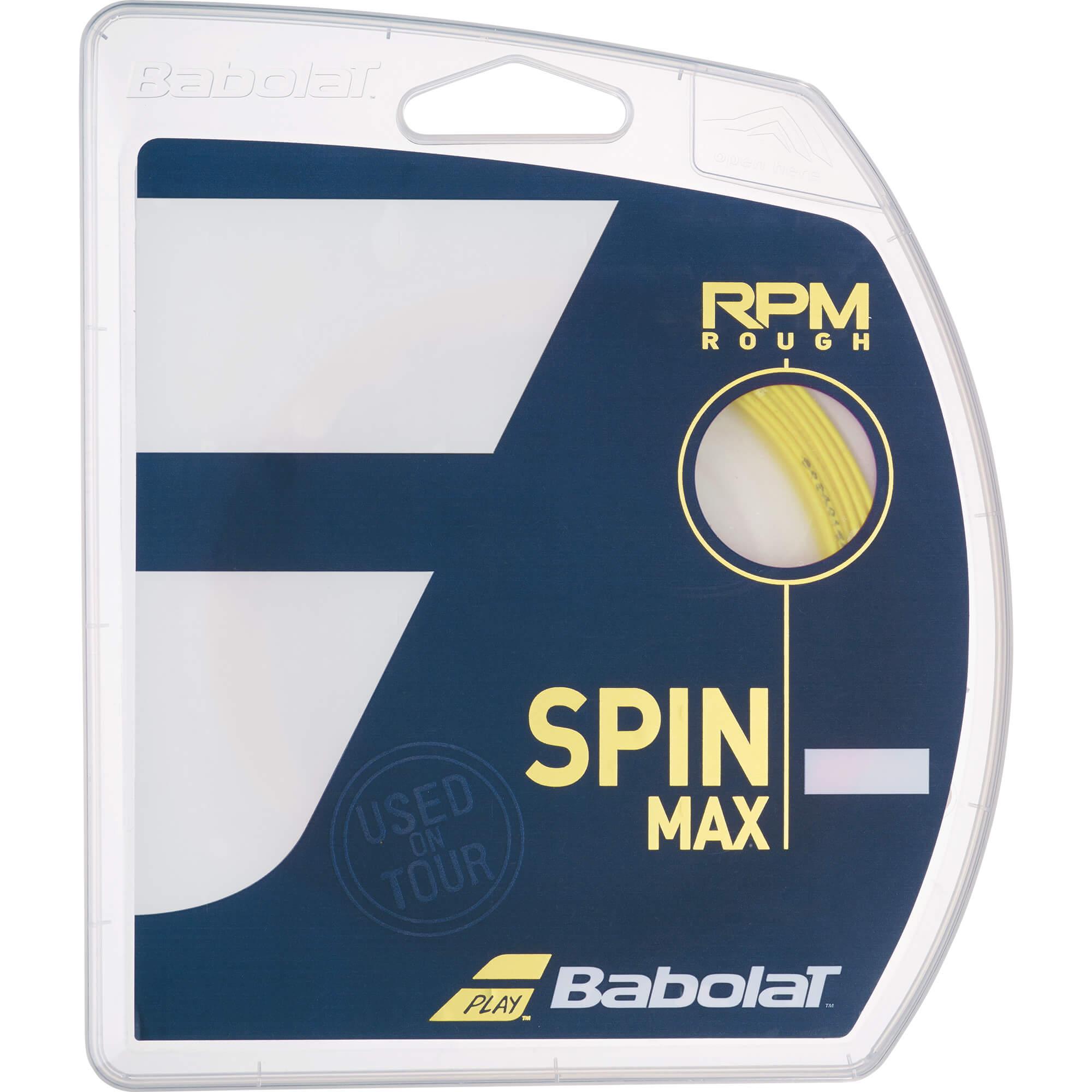 Babolat RPM Rough Tennis String Set - Yellow - Tennisnuts.com