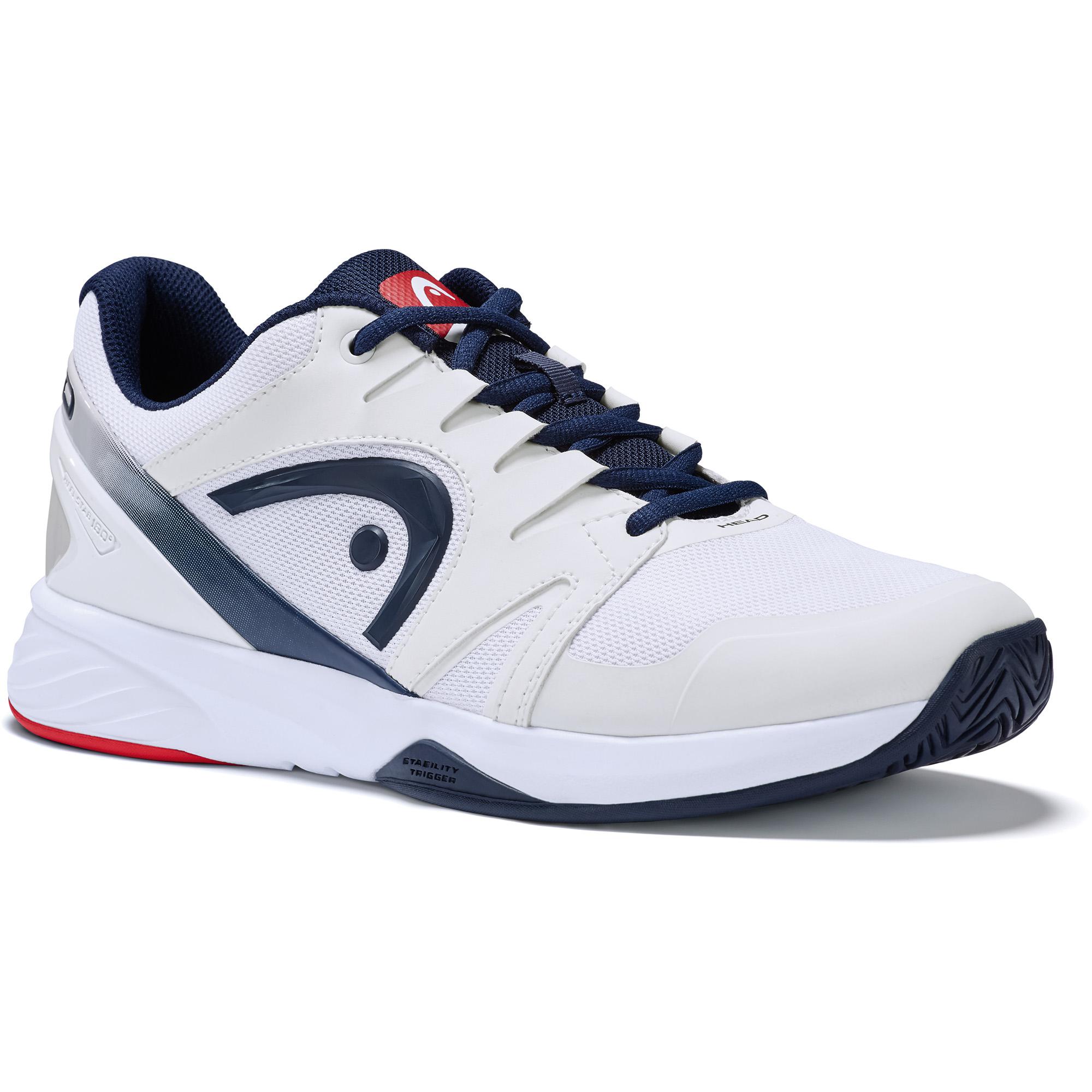 Head Mens Sprint Team 2 Tennis Shoes - White/Navy - Tennisnuts.com