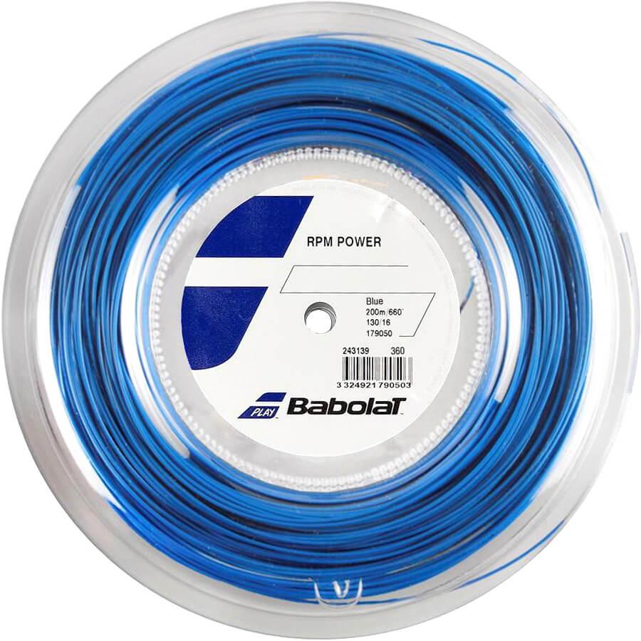 Babolat RPM Power 200m Tennis String Reel - Blue - Tennisnuts.com