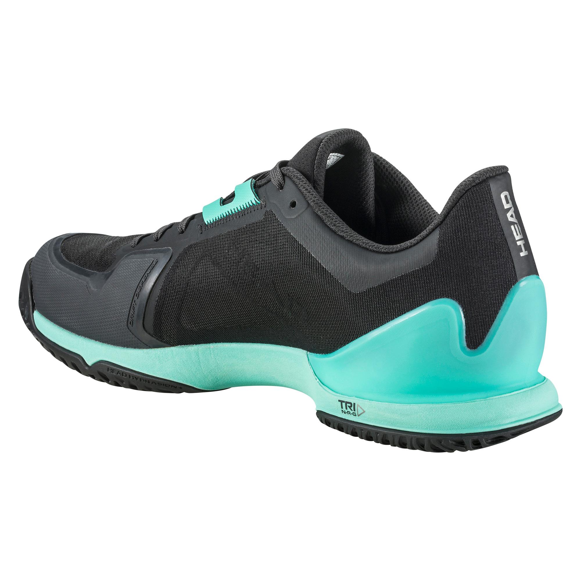 Head Mens Sprint Pro 3.5 Tennis Shoes Black/Teal