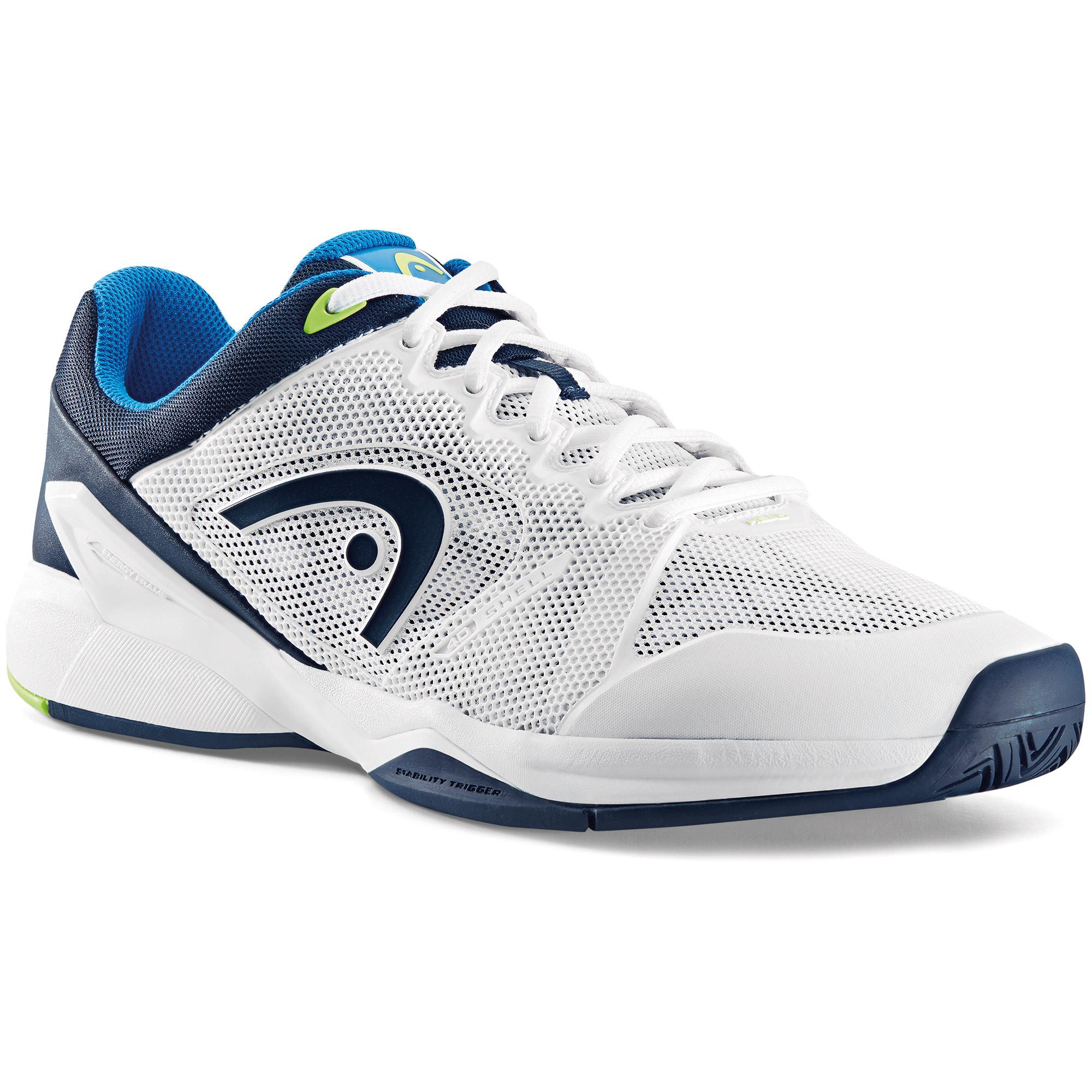 Head Mens Revolt Pro 2.0 Tennis Shoes - White/Blue - Tennisnuts.com