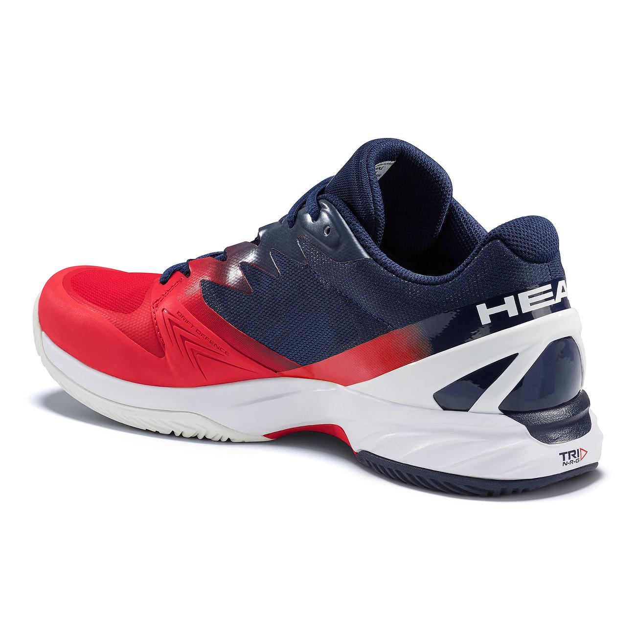 Head Mens Sprint Pro 2 Tennis Shoes - Red/Navy - Tennisnuts.com