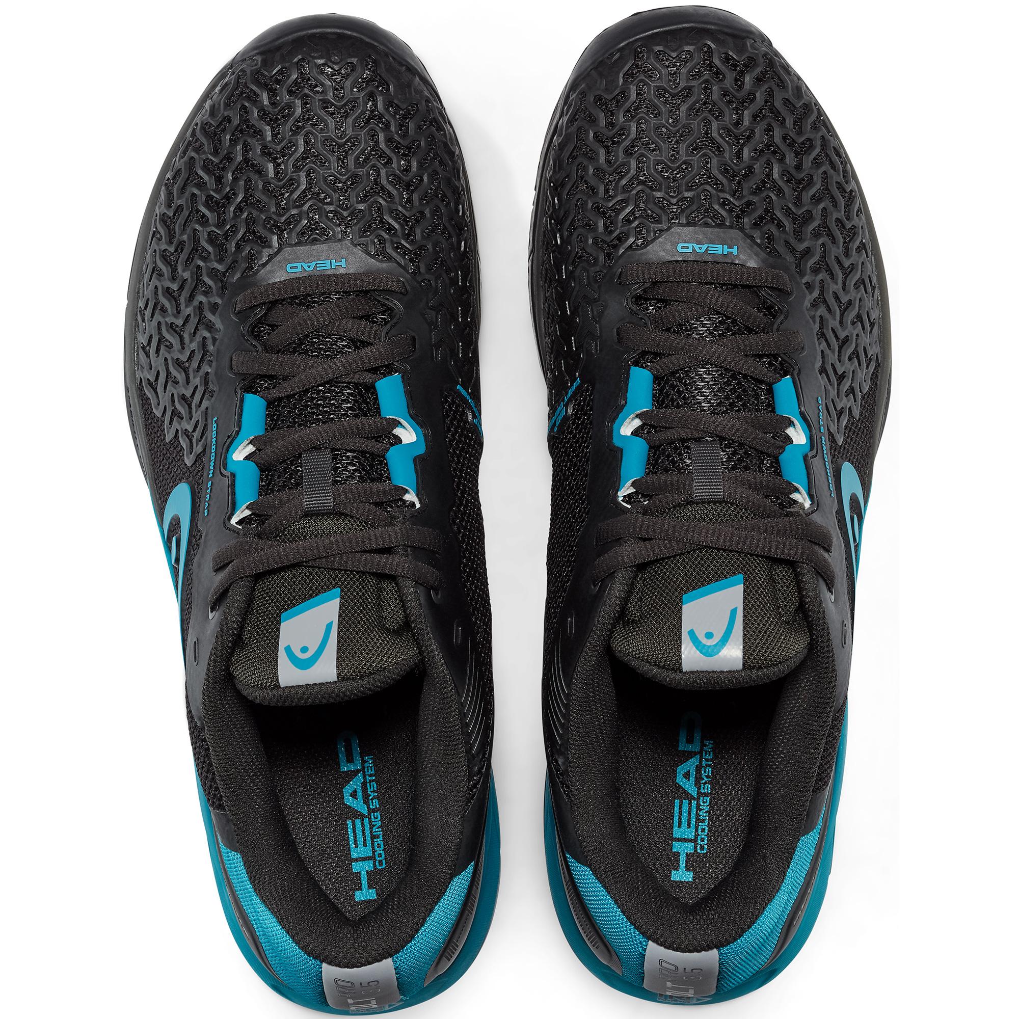 Head Mens Revolt Pro 3.5 Tennis Shoes Black/Blue