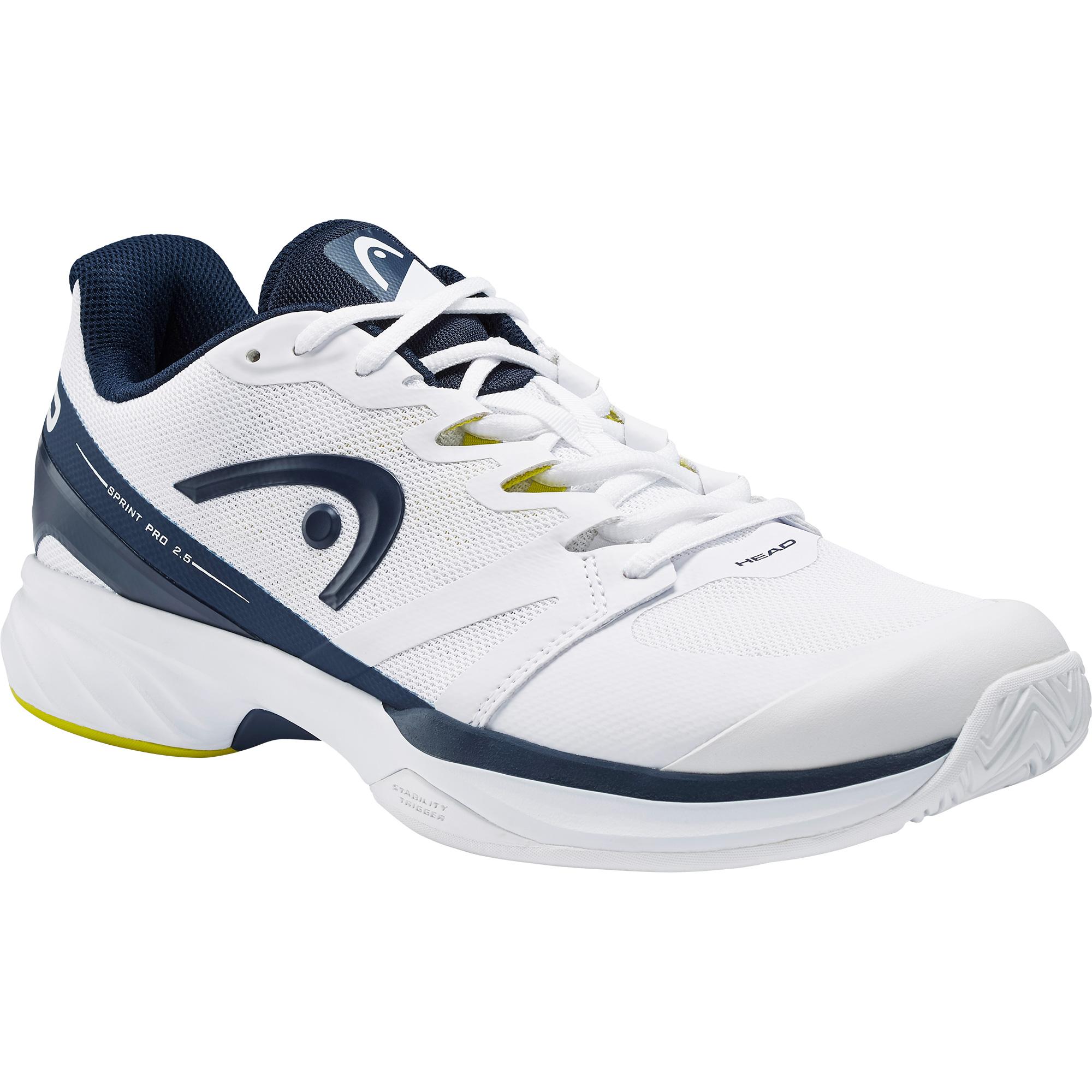 Head Mens Sprint Pro 2.5 Tennis Shoes - White/Dark Blue ...