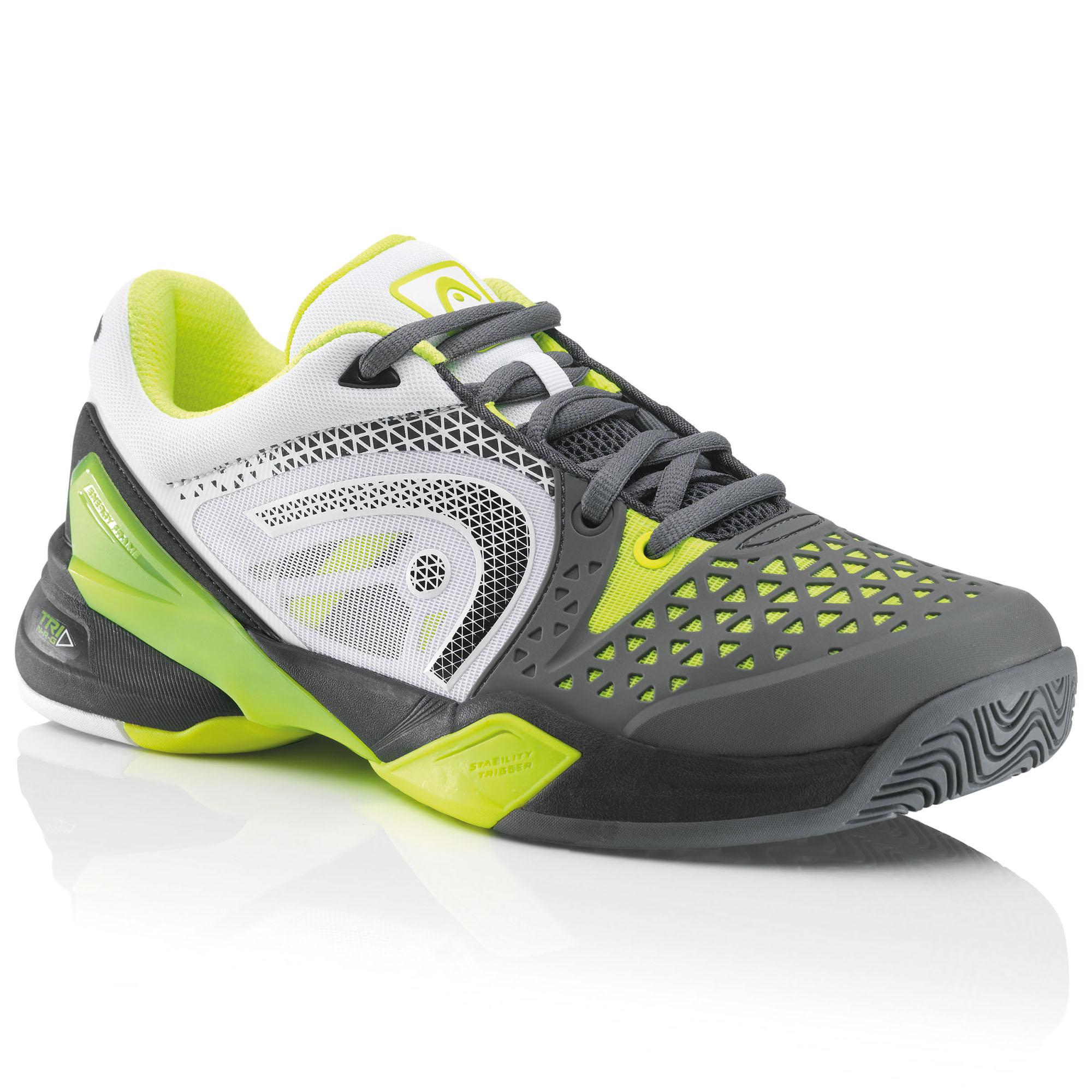 Head Mens Revolt Pro Tennis Shoes Grey/Yellow