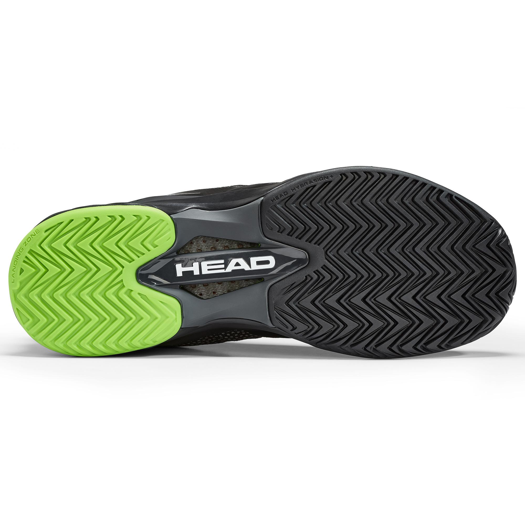 Head Mens Sprint SF Tennis Shoes Black/Grey