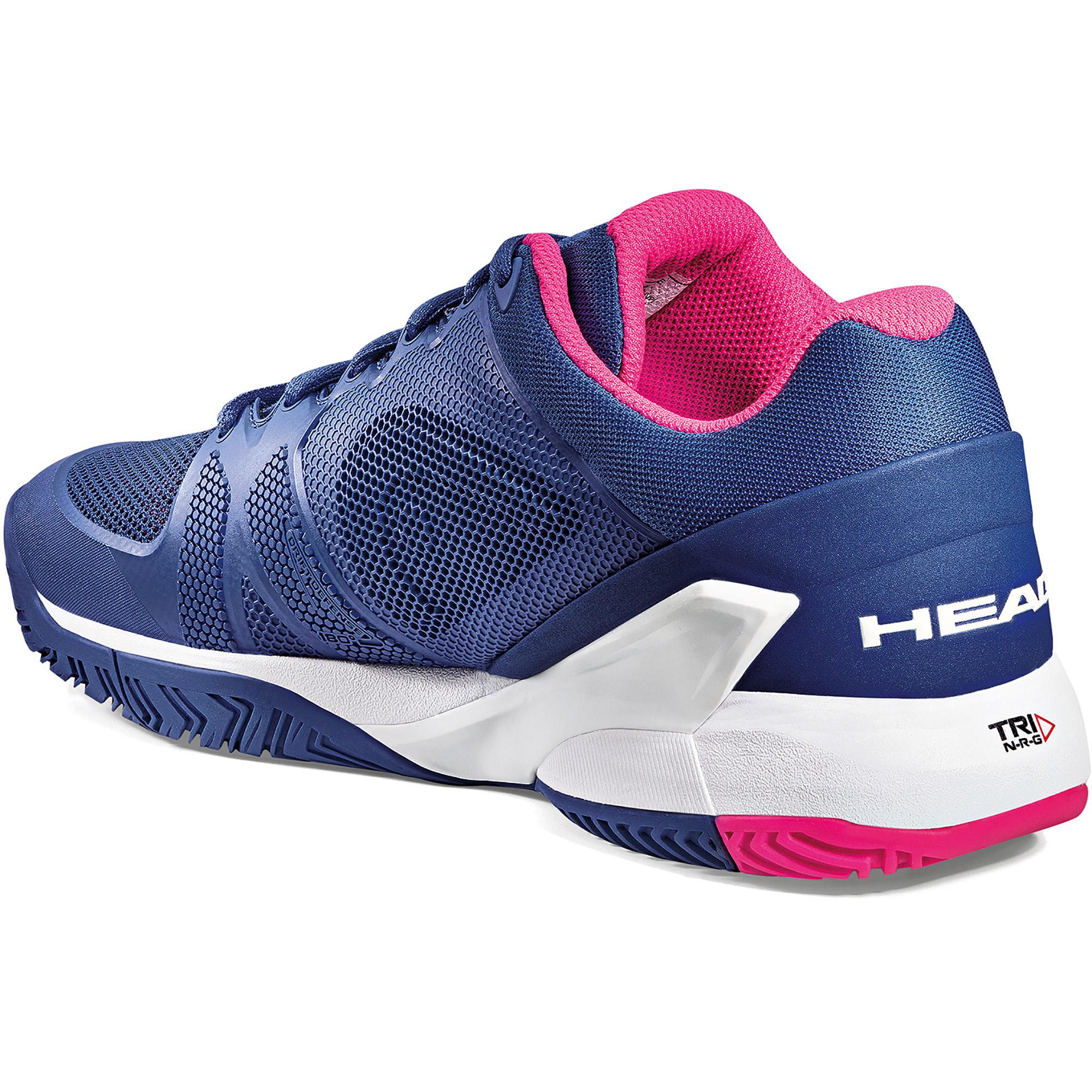Head Womens Revolt Pro 2.0 Tennis Shoes Navy Blue/Pink