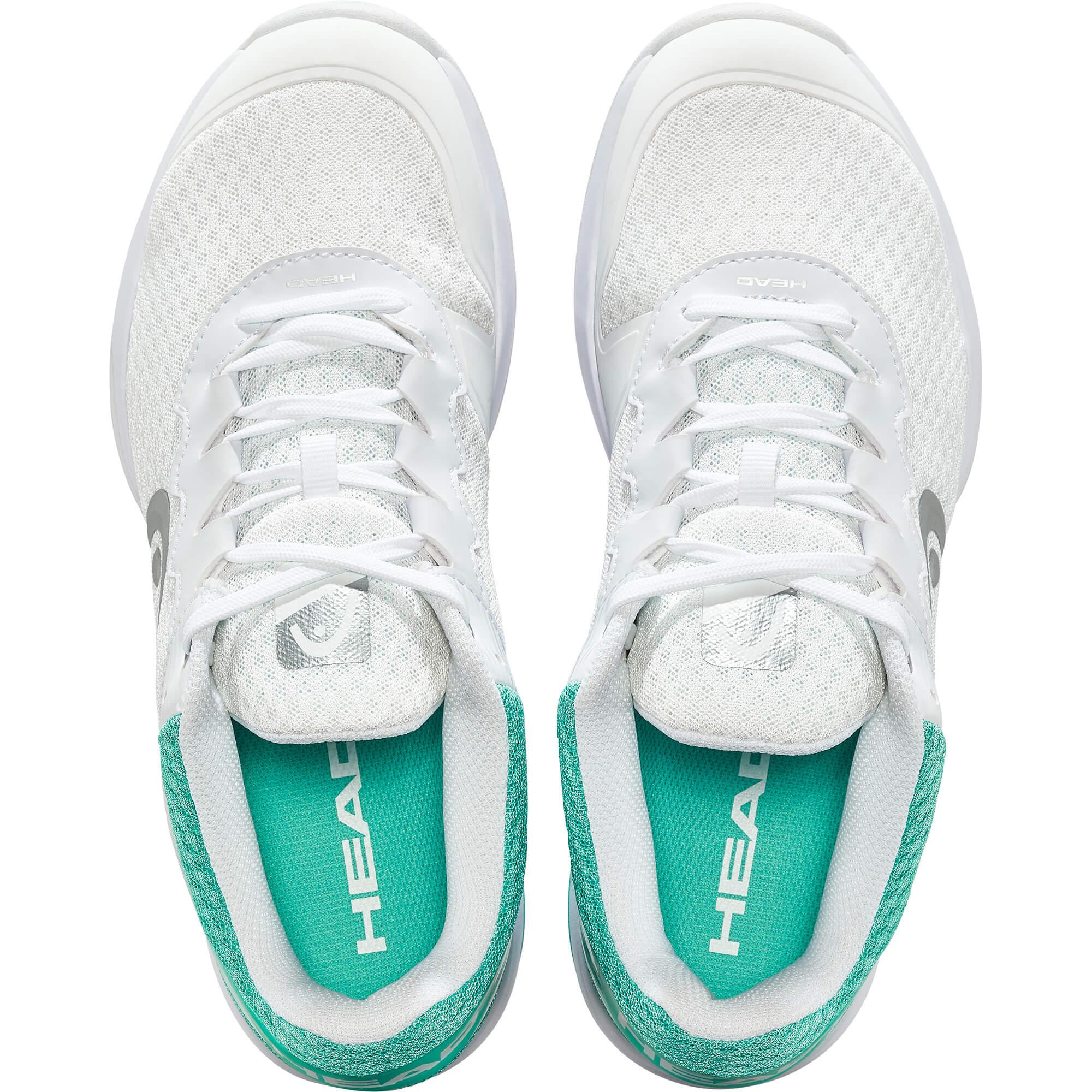 Head Womens Sprint Team 3.0 Tennis Shoes White/Teal