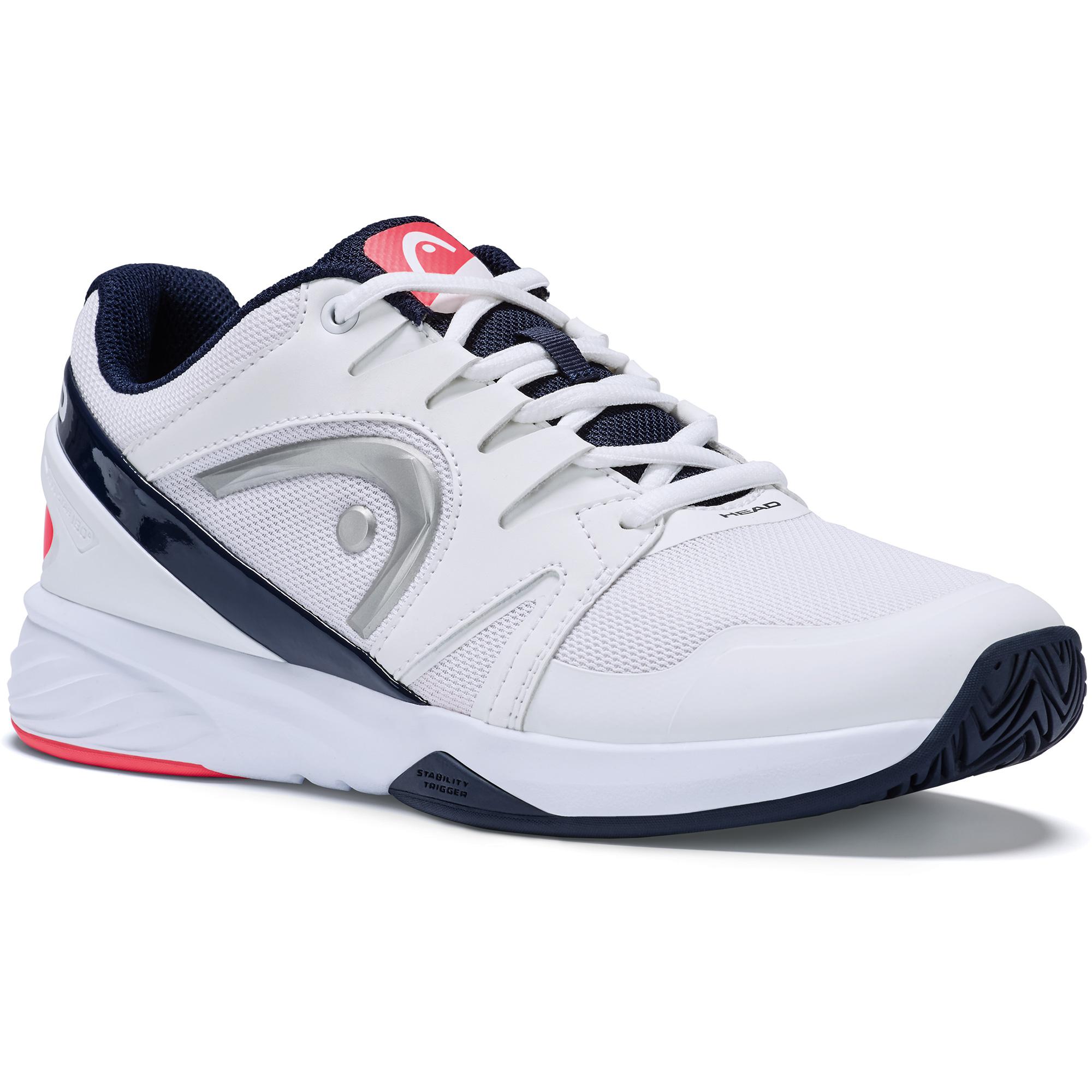 White/Coral Auth Dealer Head Sprint Team 2.0 Women's Tennis Shoes Sneakers 
