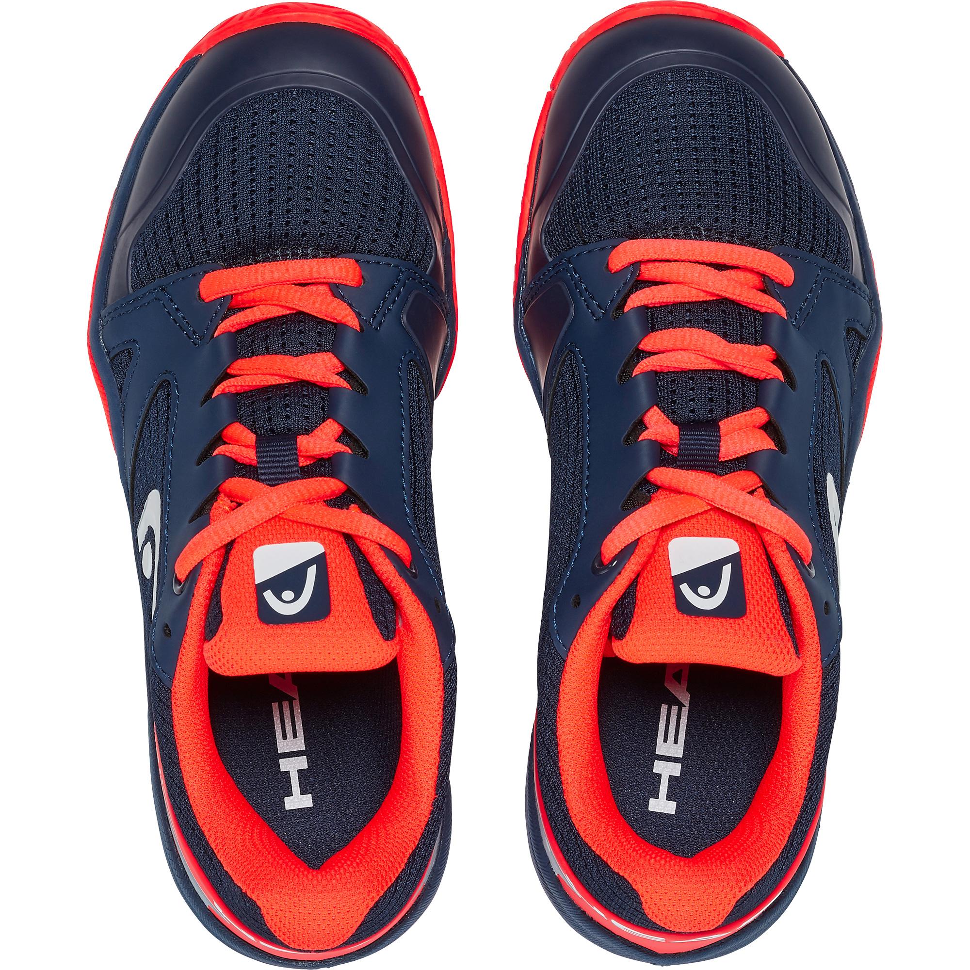 Head Kids Sprint 2.5 Tennis Shoes - Dark Blue/Neon Red - Tennisnuts.com