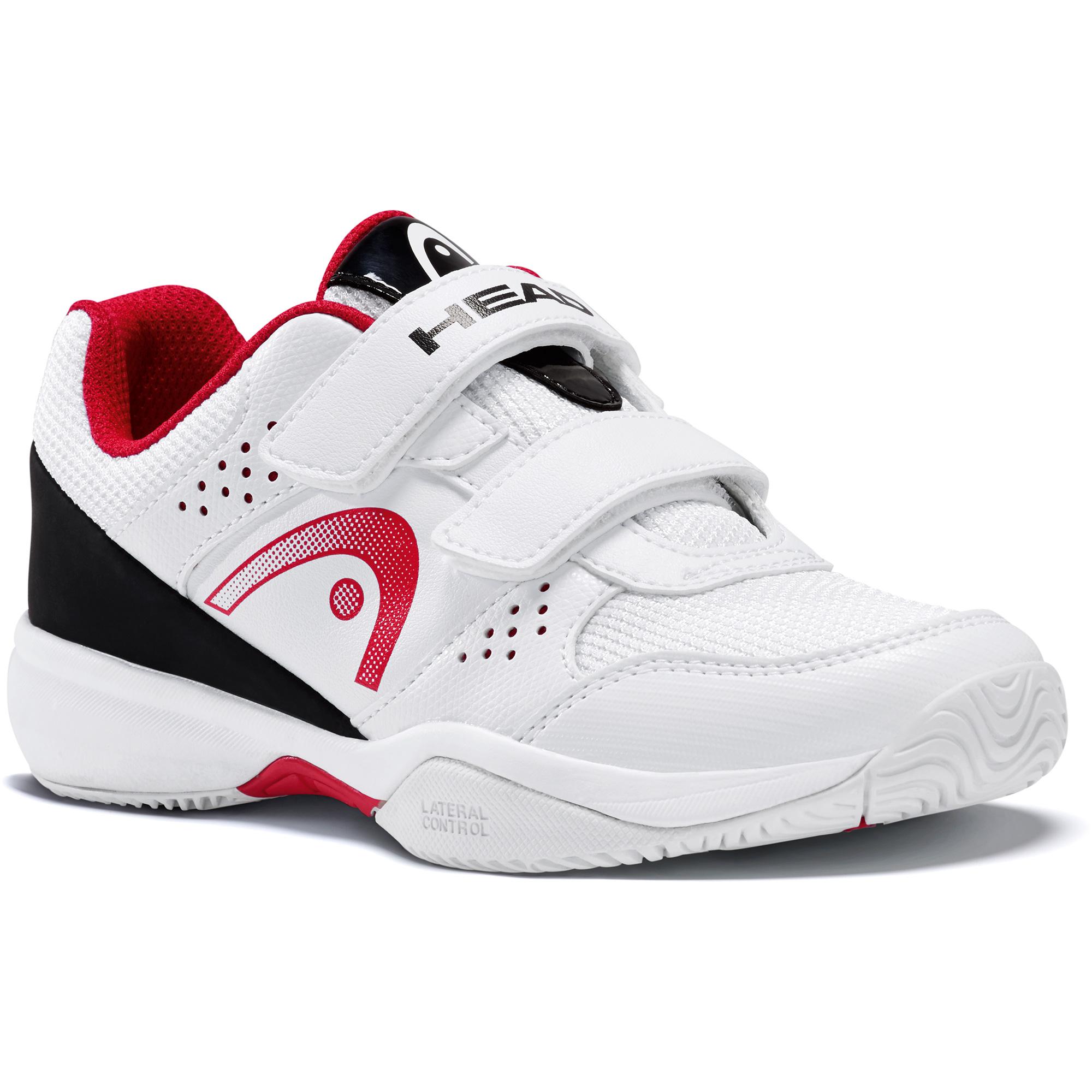 white tennis shoes with velcro straps