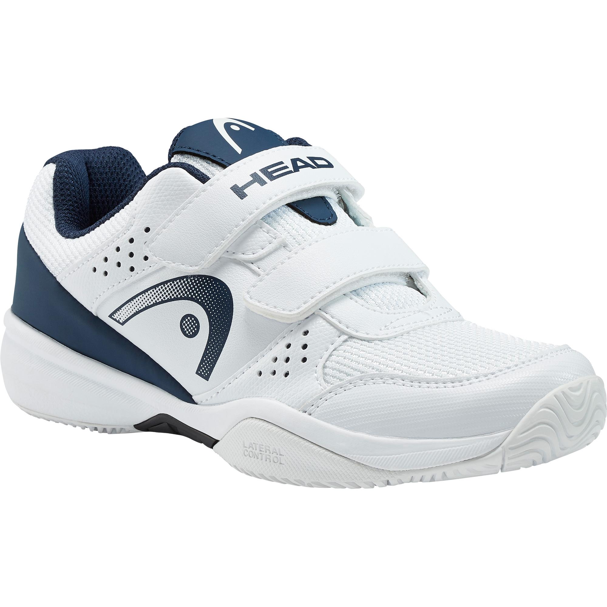 white velcro shoes