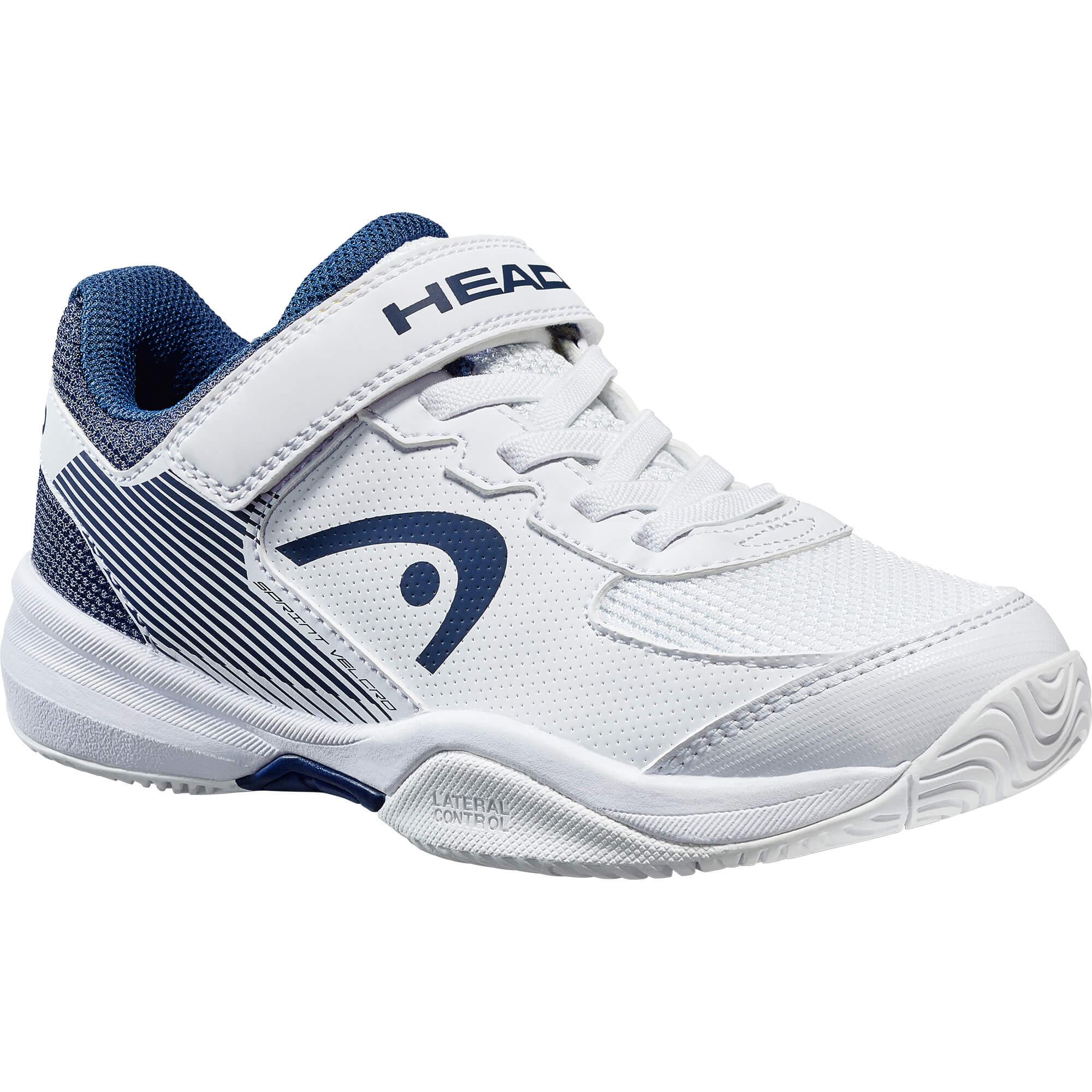 white velcro tennis shoes