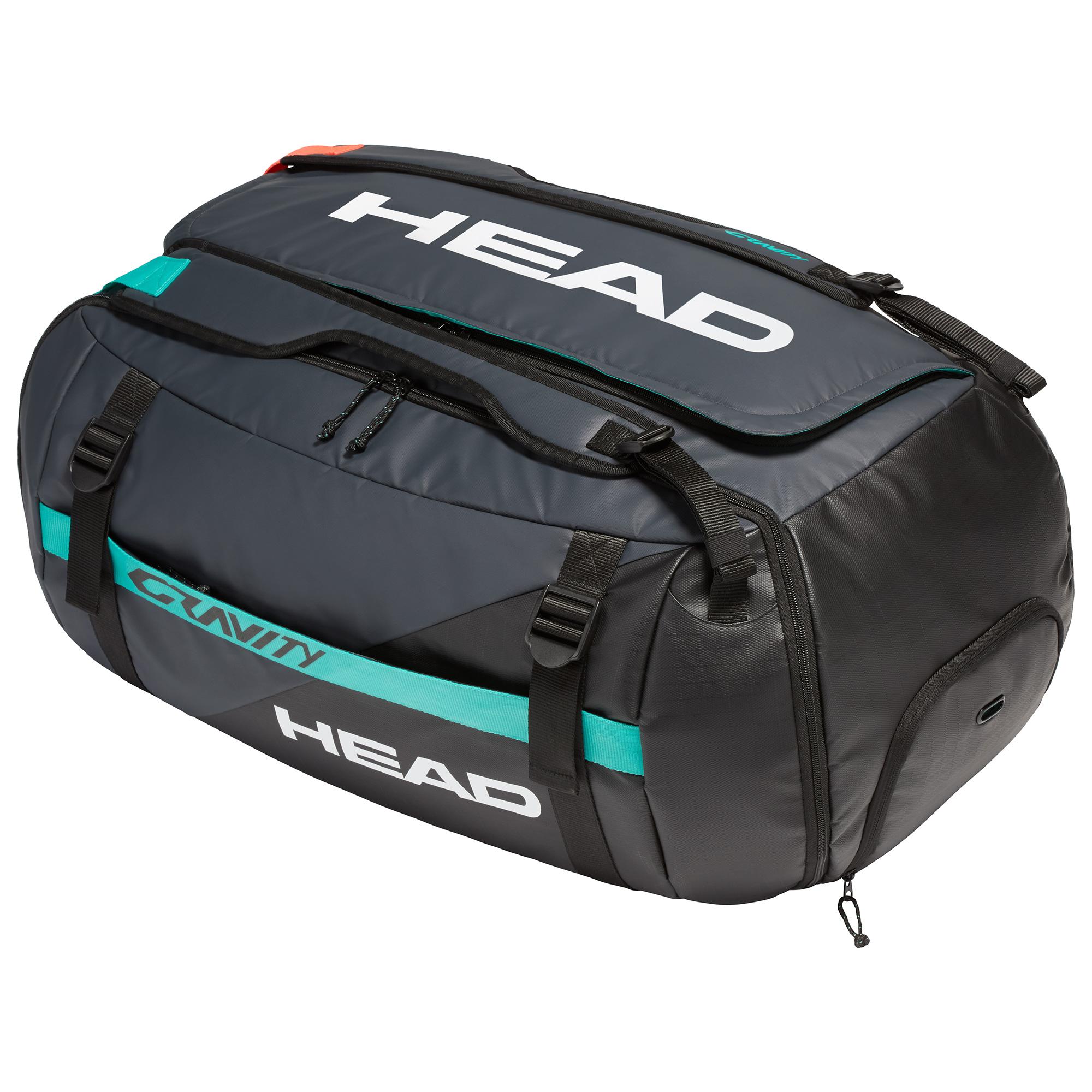 Head Gravity 12 Racket Duffel Bag Black/Grey
