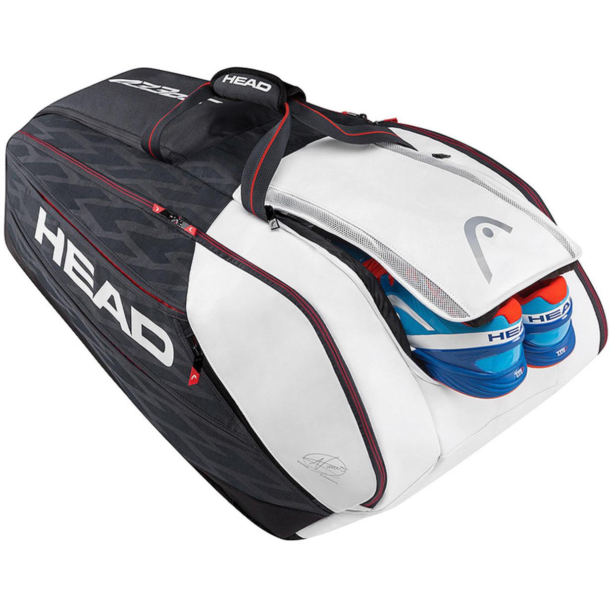 Head Djokovic 12R MonsterCombi Tennis Bag (2017)  Tennisnuts.com