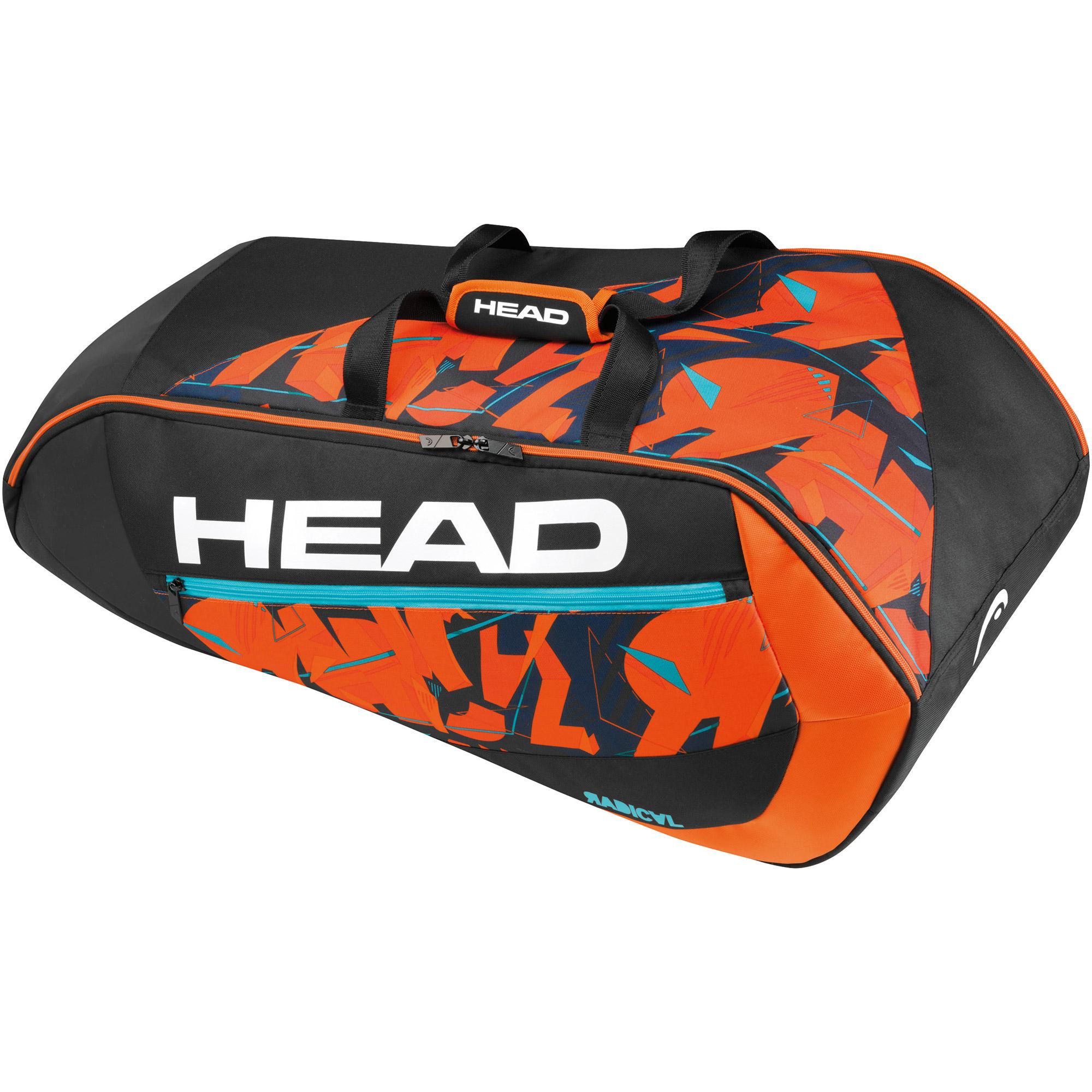 Head Radical 9 Racket Bag Black/Orange