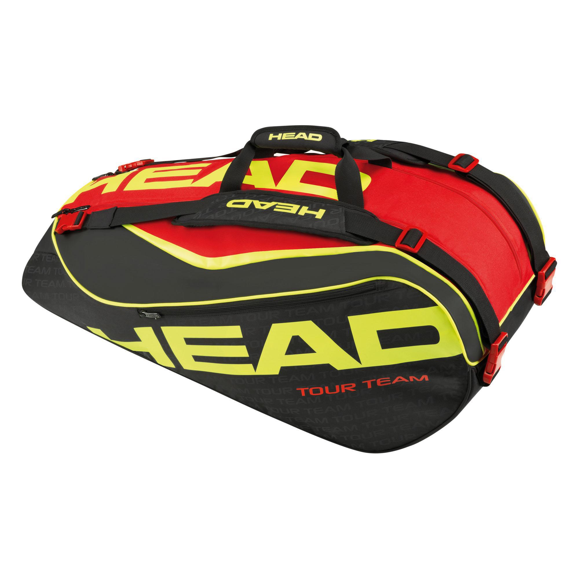 Head Extreme 9 Racket Bag Black/Red