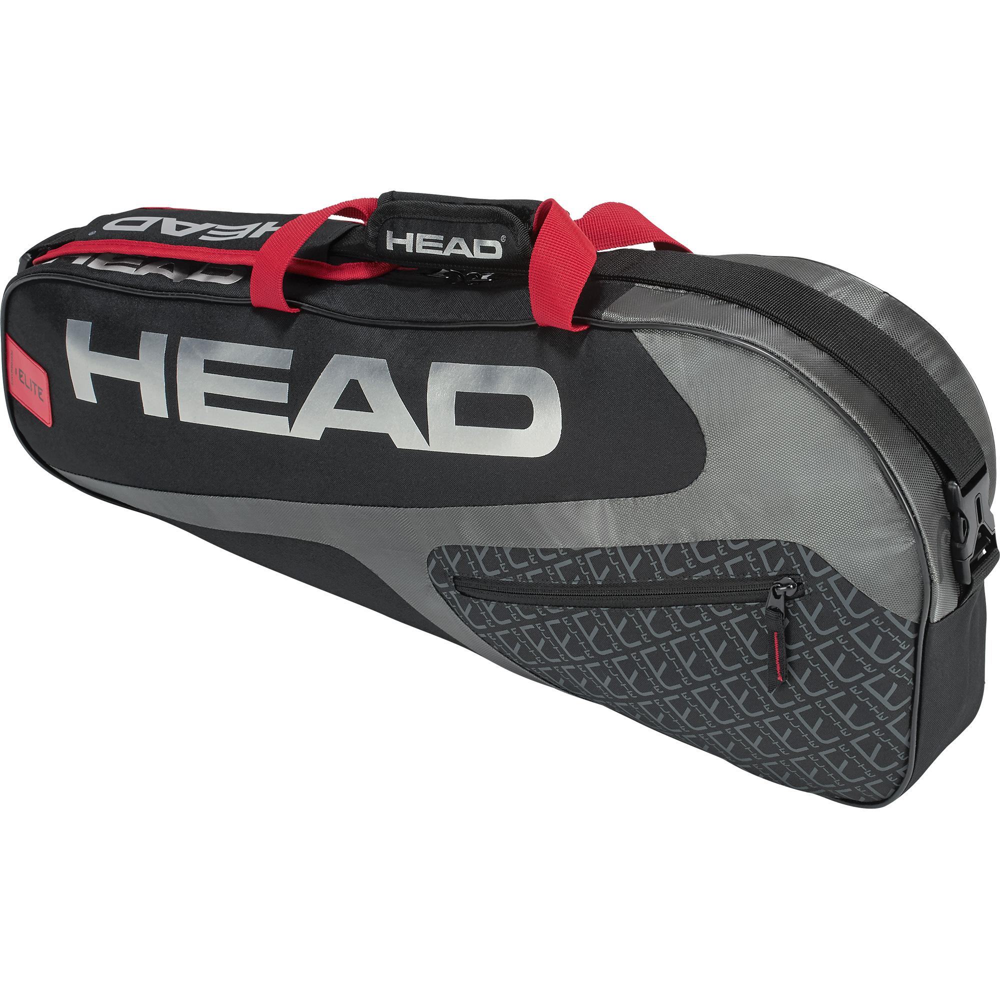 Head Elite Pro 3 Racket Bag Black/Red