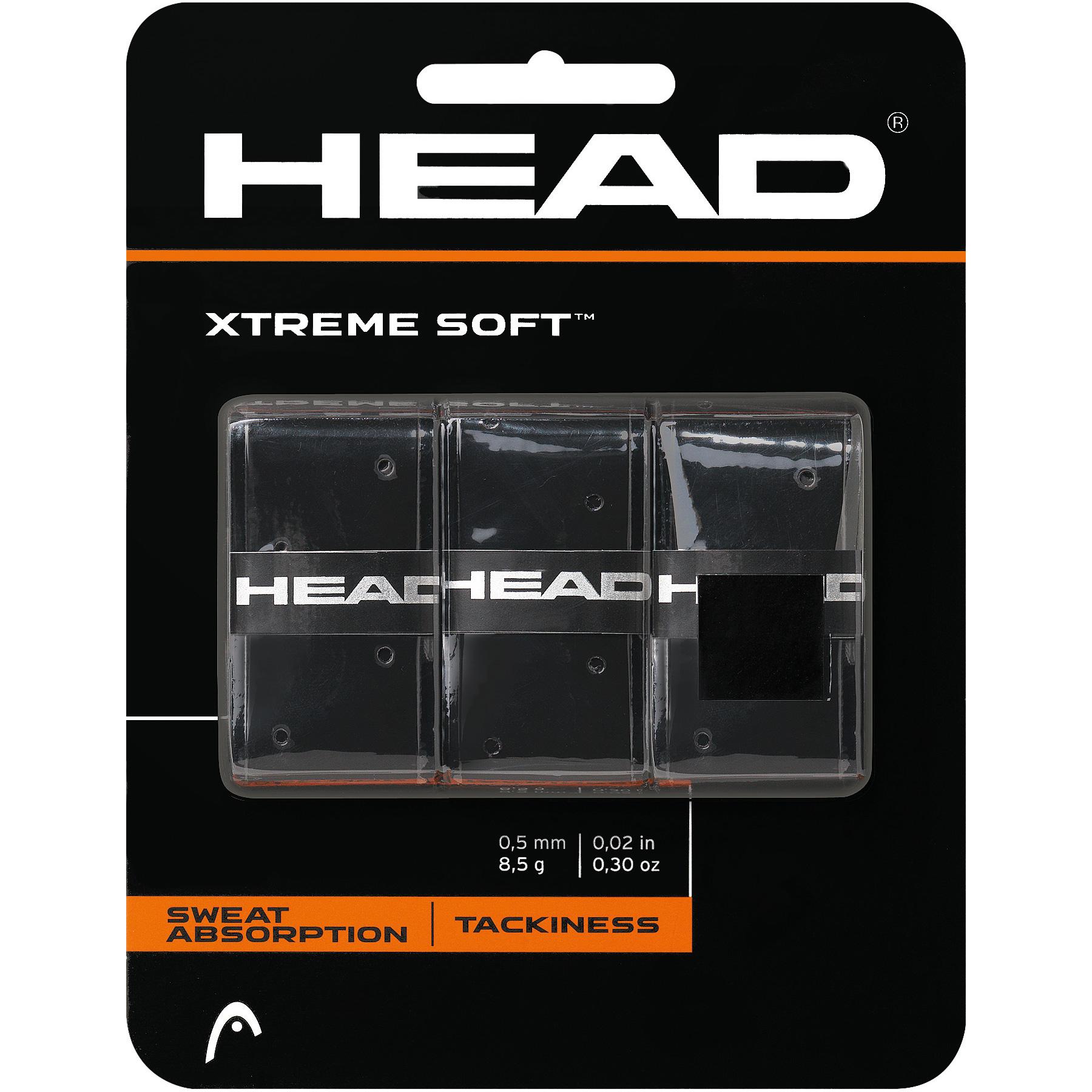 Head Xtreme Soft 30er Overgrip schwarz 