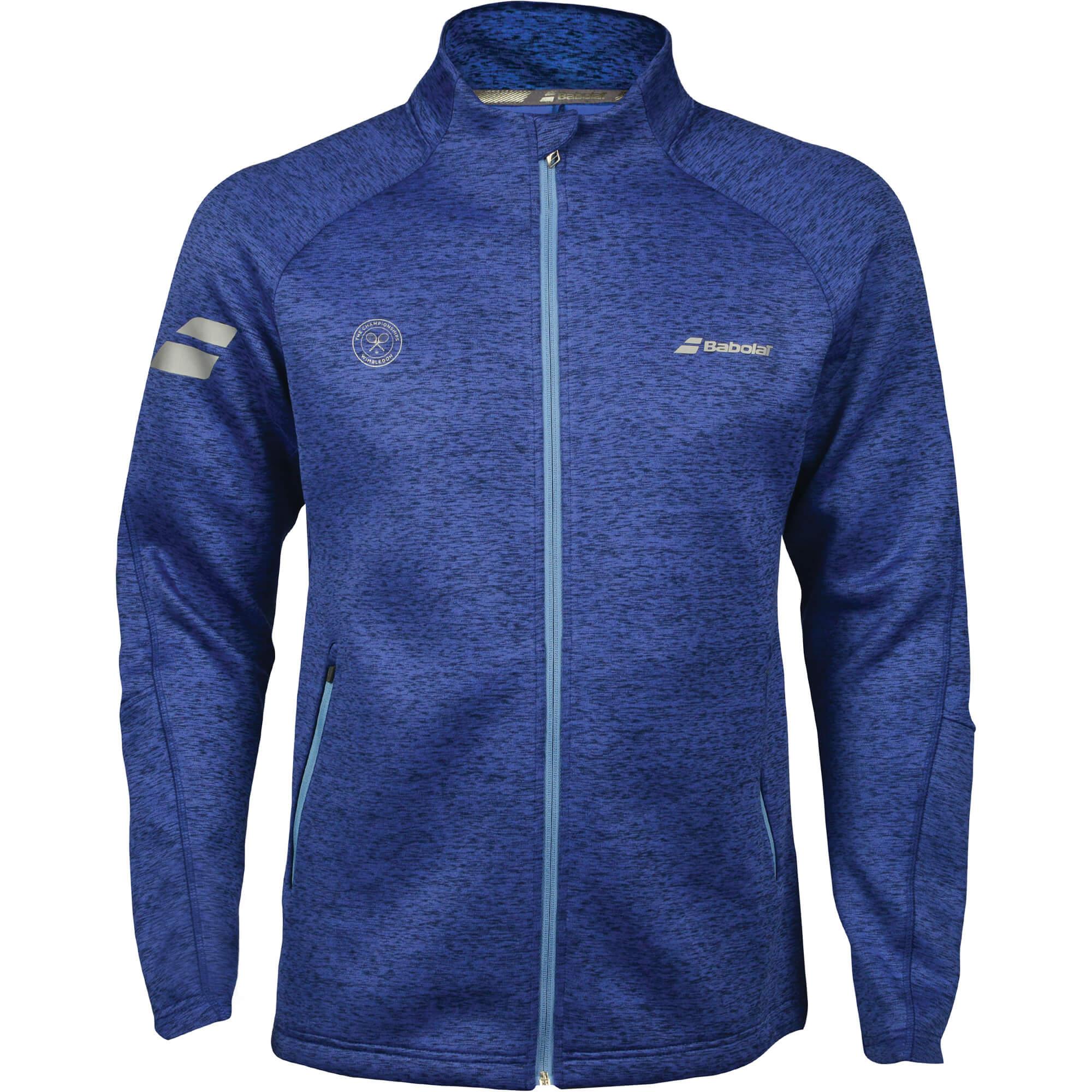 Babolat Mens Wimbledon Performance Jacket Estate Blue/Heather
