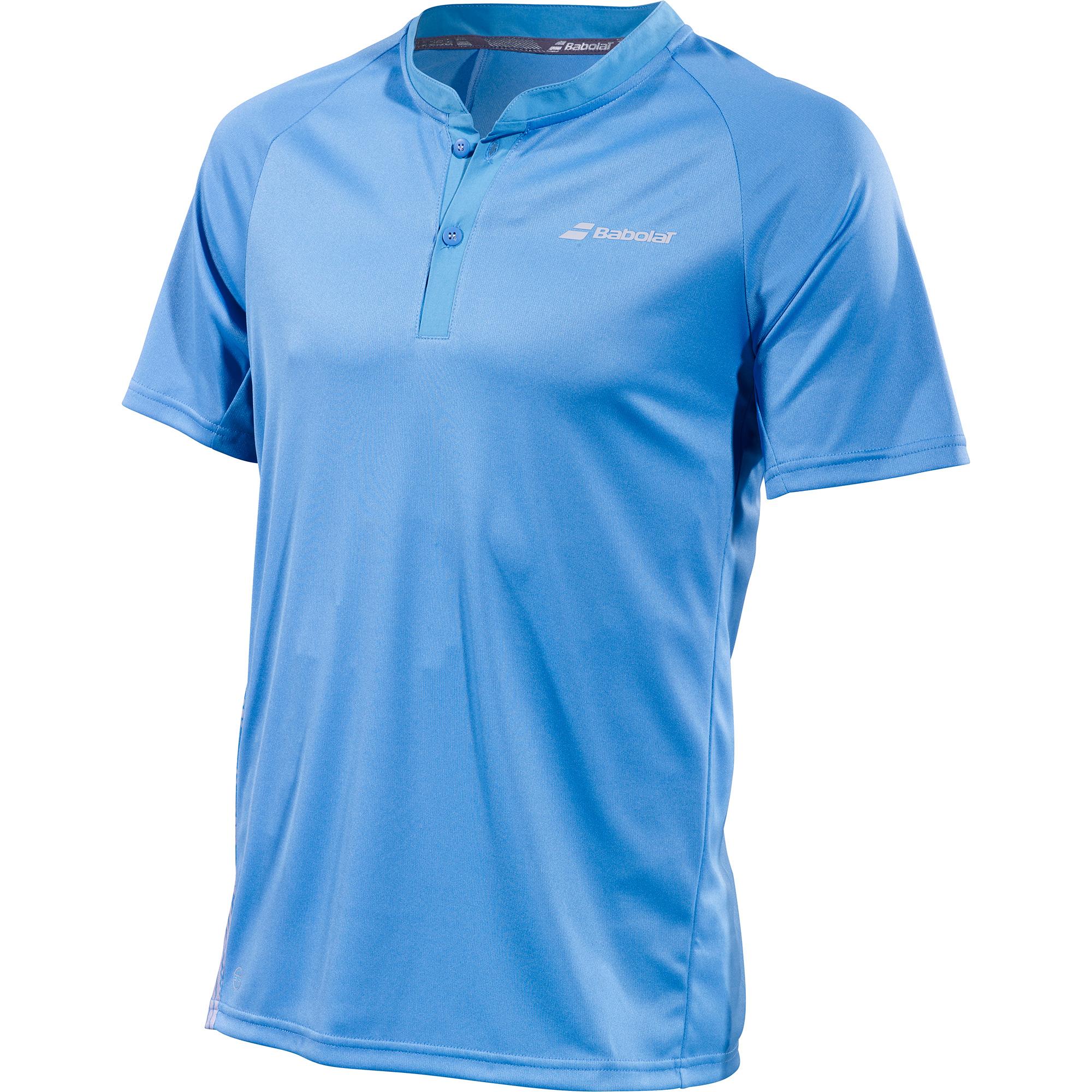 Babolat Mens Performance Polo Parisian Blue/Silver
