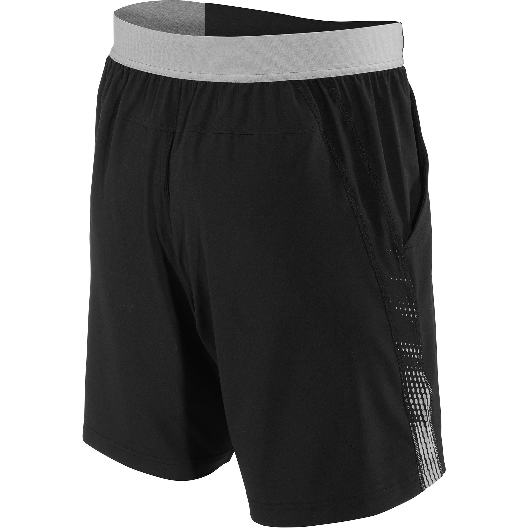 Babolat Mens Performance Shorts - Black/Silver - Tennisnuts.com
