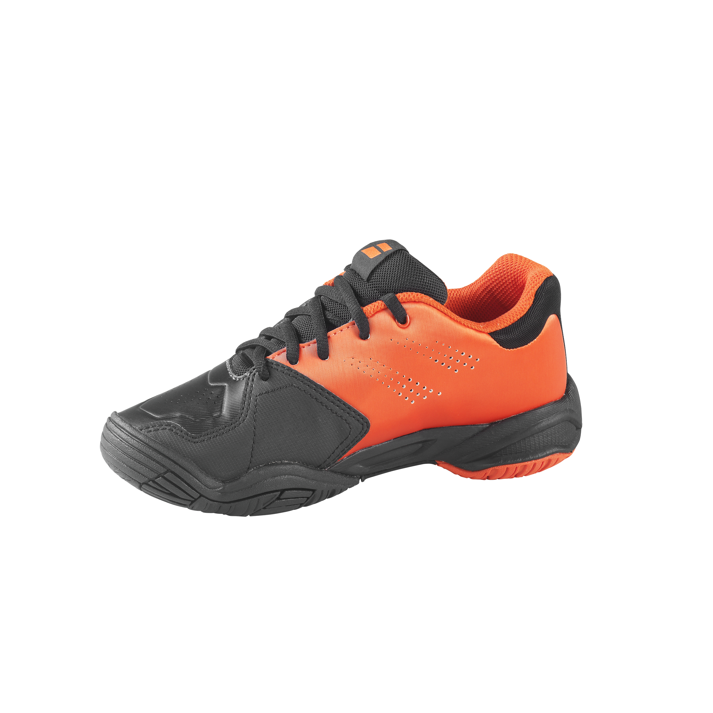 Babolat Boys Drive 3 Junior Tennis Shoes - Black/Orange - Tennisnuts.com