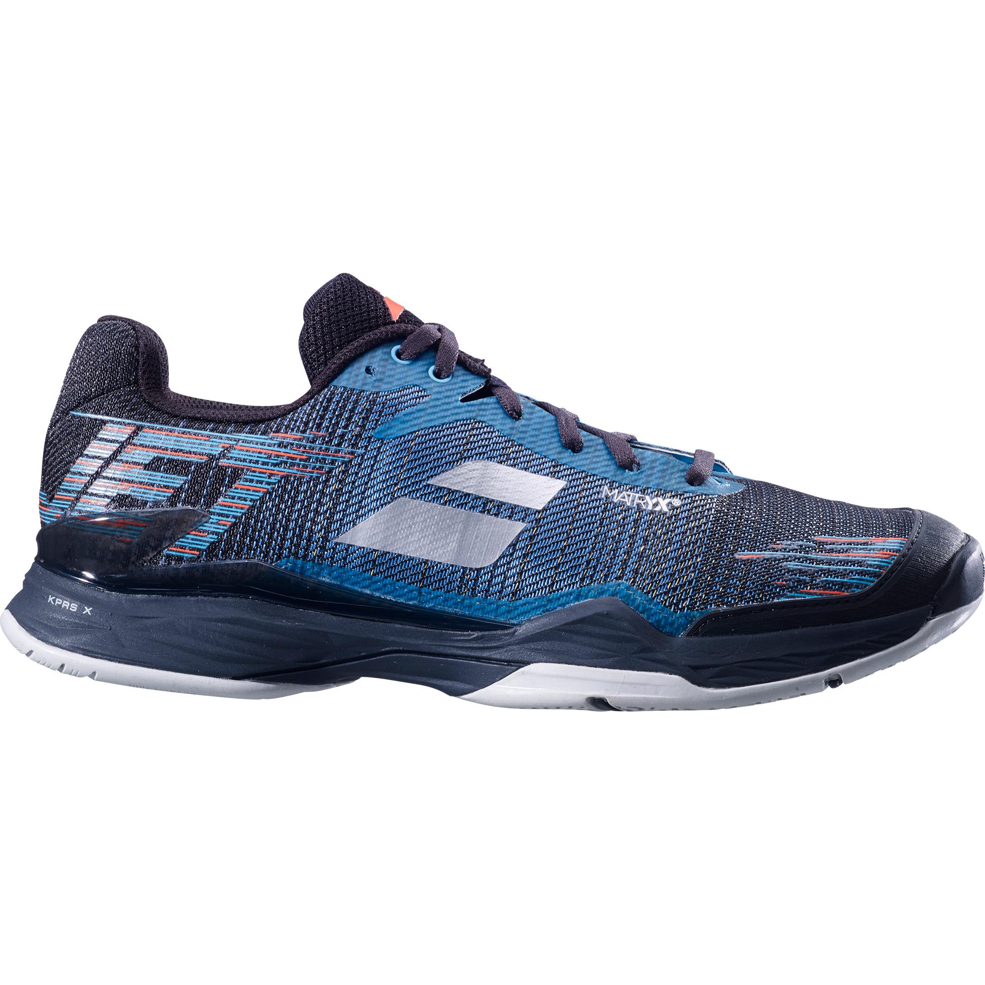 Babolat Mens Jet Mach II Tennis Shoes - Dark Blue/Black - Tennisnuts.com