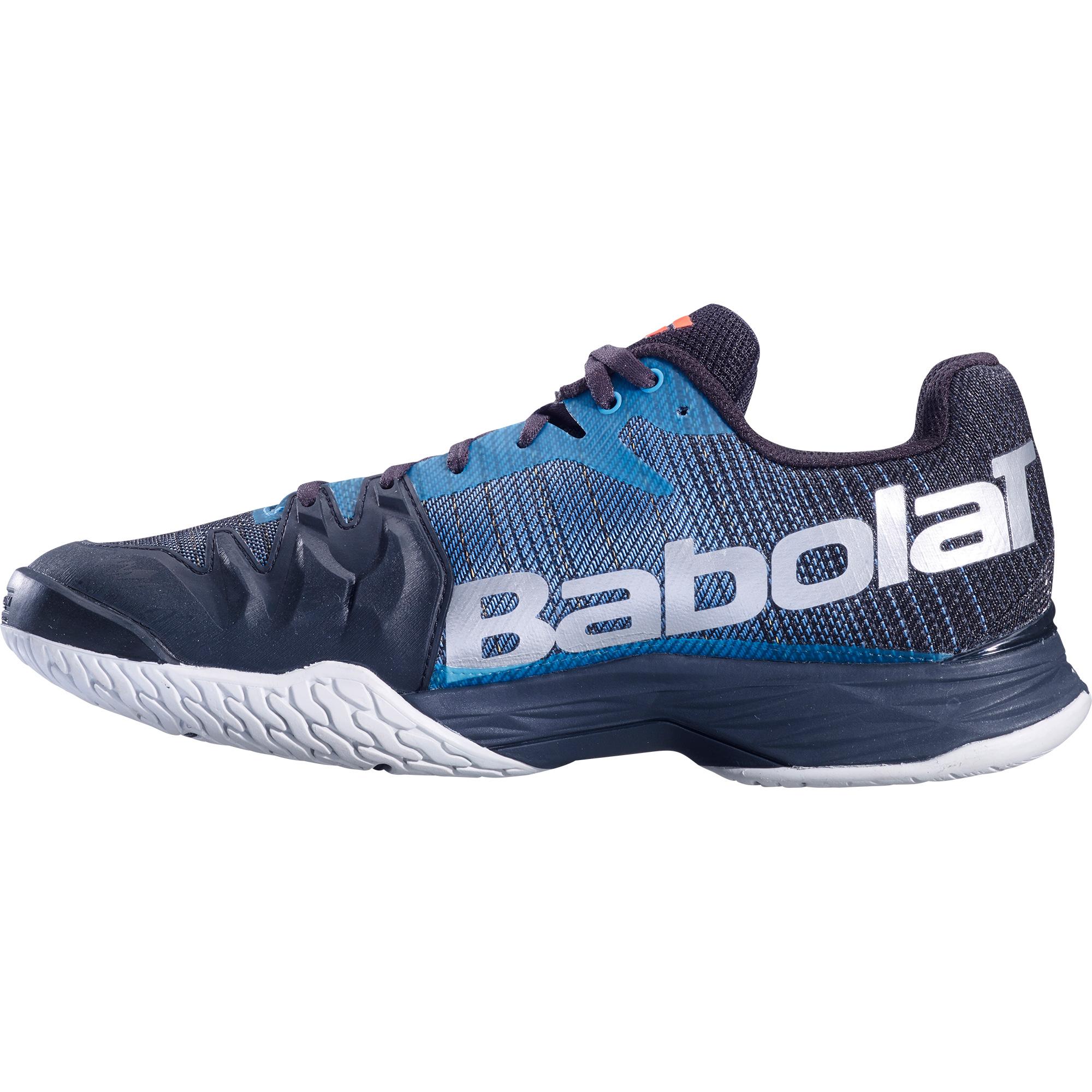 Babolat Mens Jet Mach II Tennis Shoes - Dark Blue/Black - Tennisnuts.com