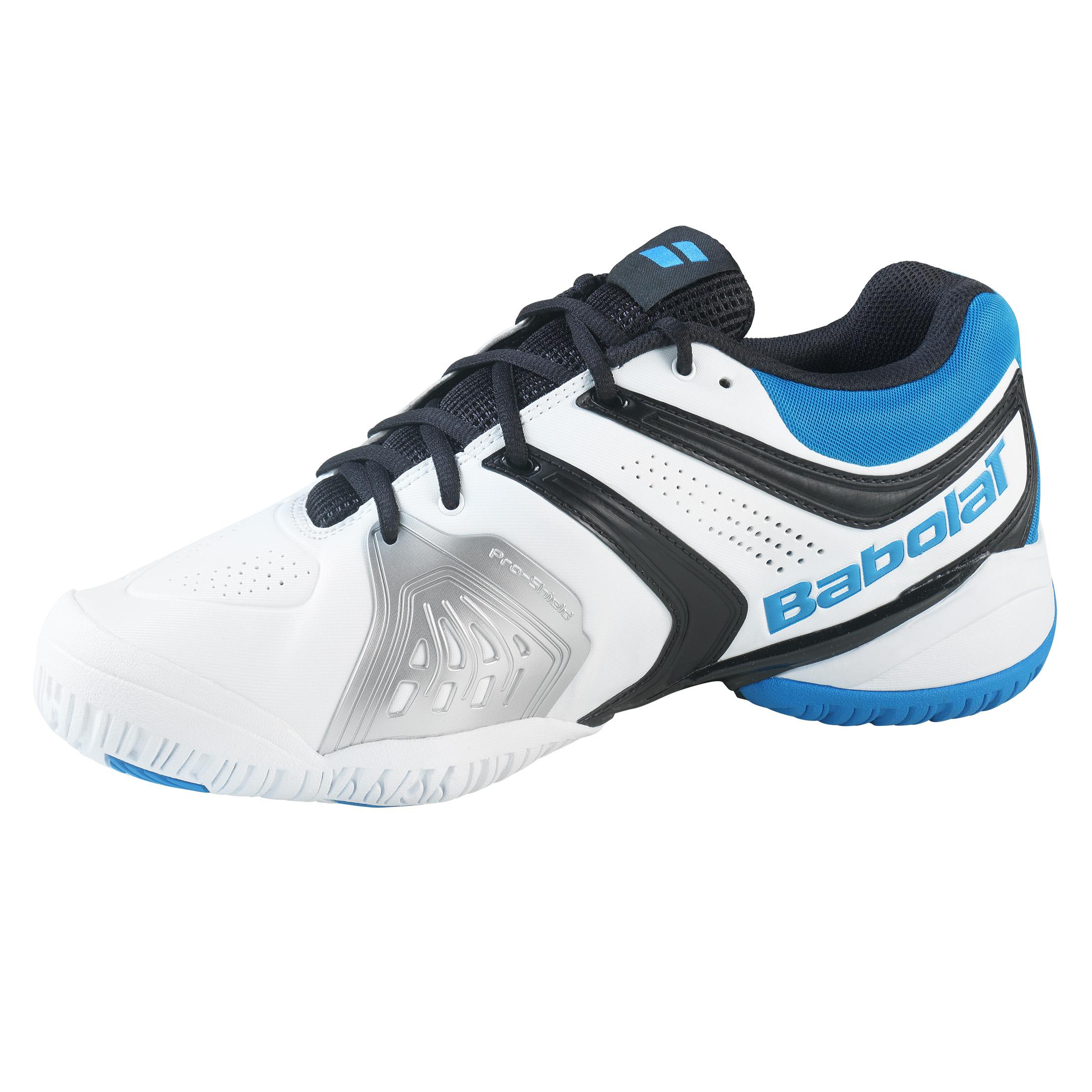 Babolat Mens VPro 2 All Court Tennis Shoes White/Blue