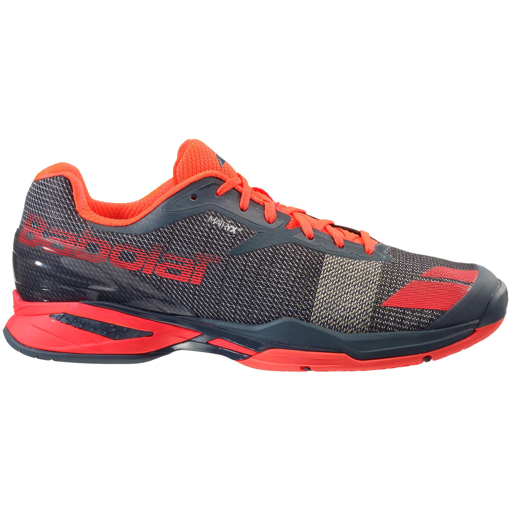 Babolat Mens Jet All Court Tennis Shoes Grey/Red