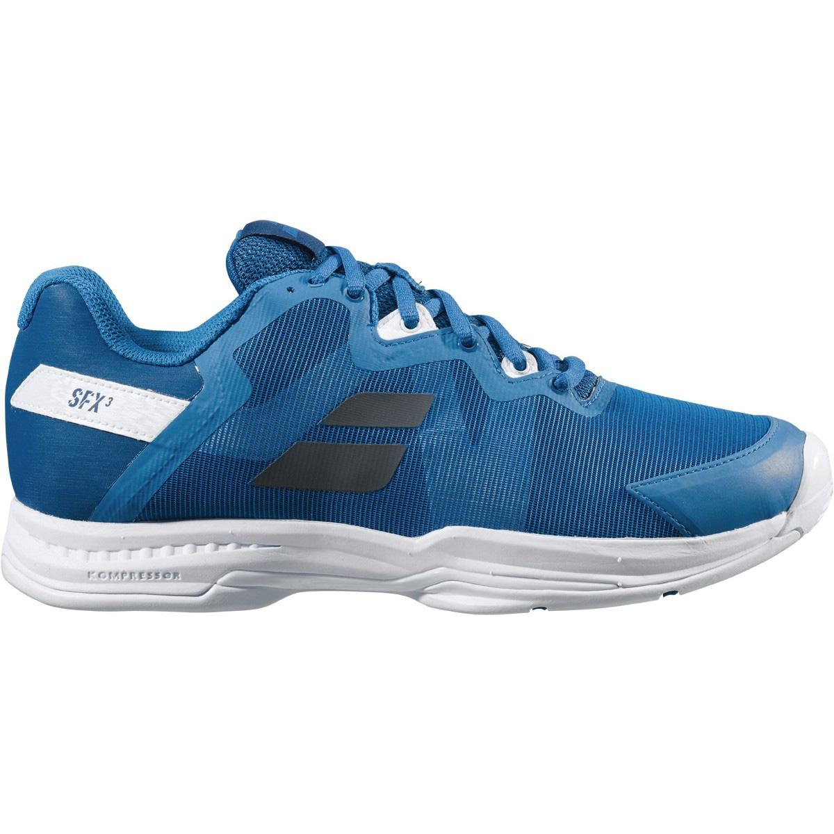 Babolat Mens SFX3 Tennis Shoes - Dark Blue - Tennisnuts.com