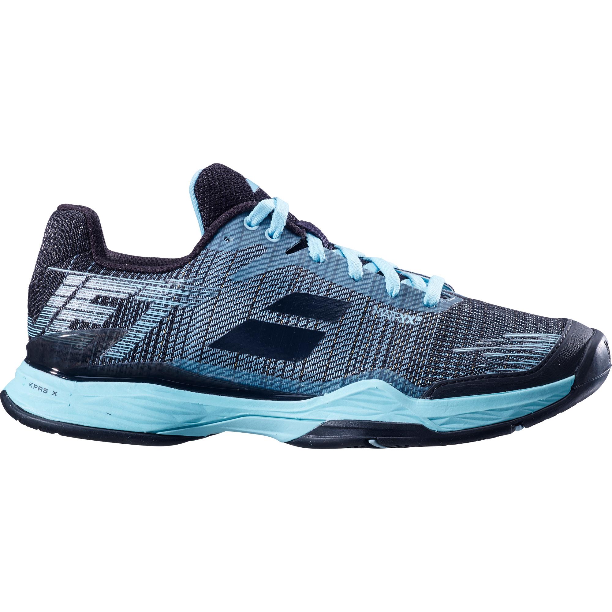 Babolat Womens Jet Mach II Tennis Shoes - Angel Blue/Black - Tennisnuts.com