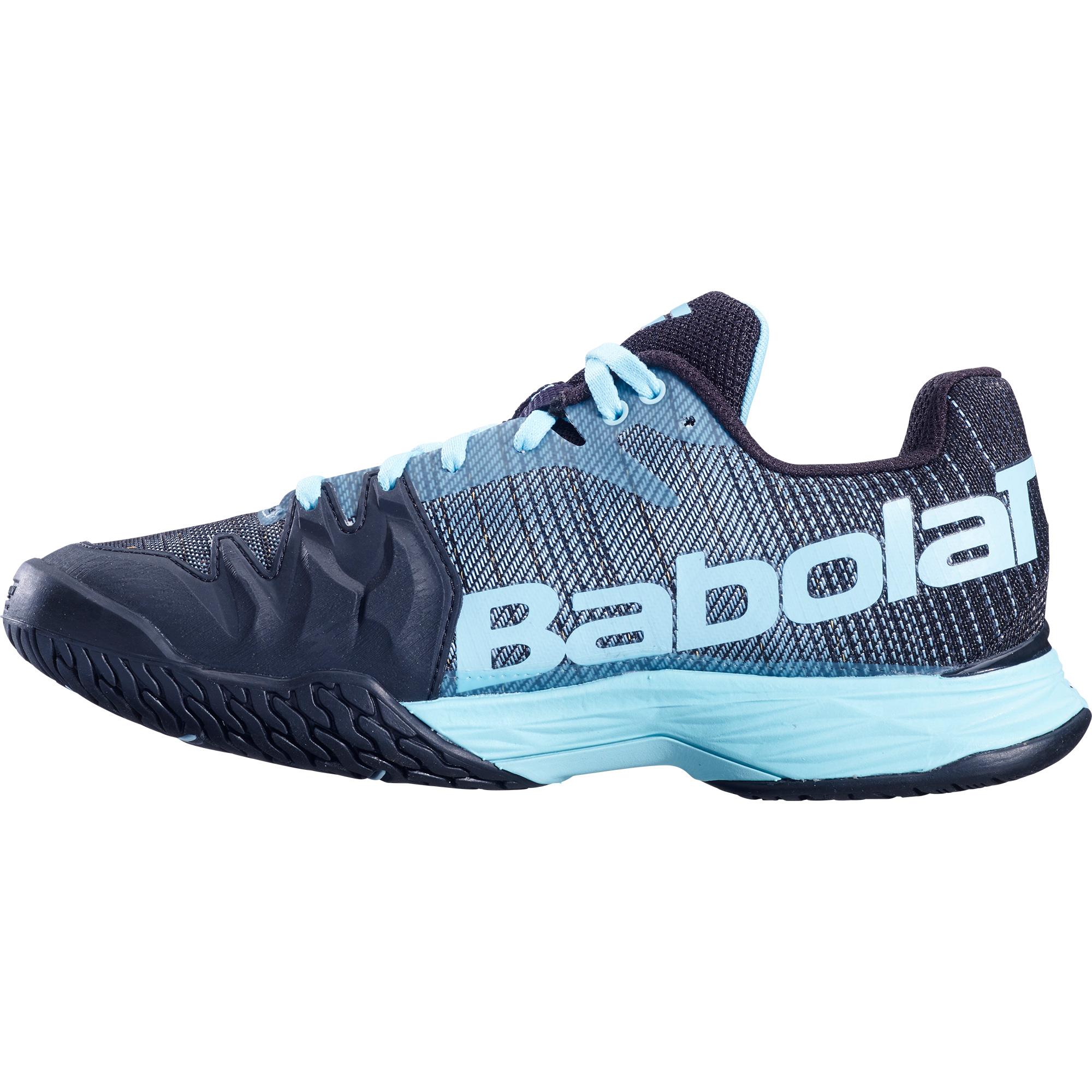 Babolat Womens Jet Mach II Tennis Shoes - Angel Blue/Black - Tennisnuts.com