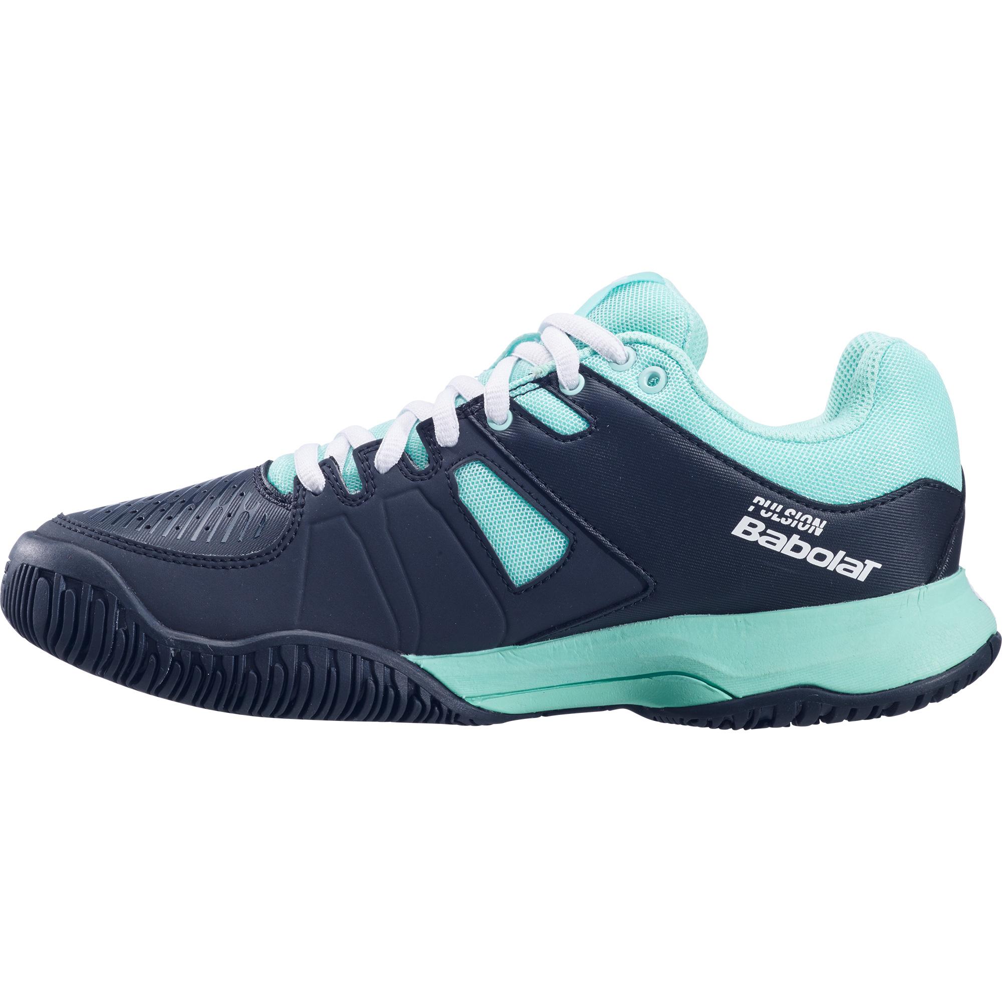 Babolat Womens Pulsion Tennis Shoes Black/Lucite Green