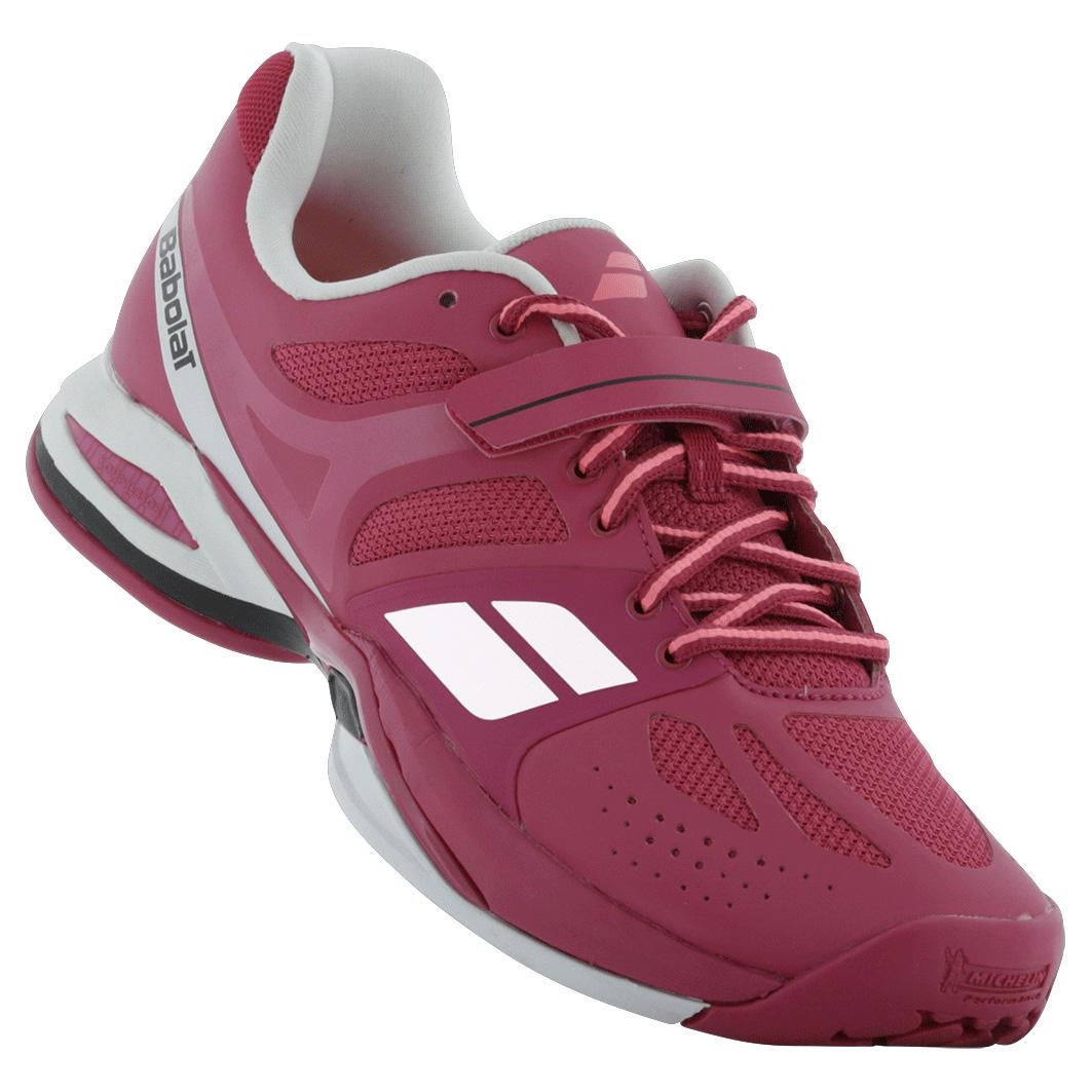 Babolat Womens Propulse 5 BPM Tennis Shoes Pink 3 Pink