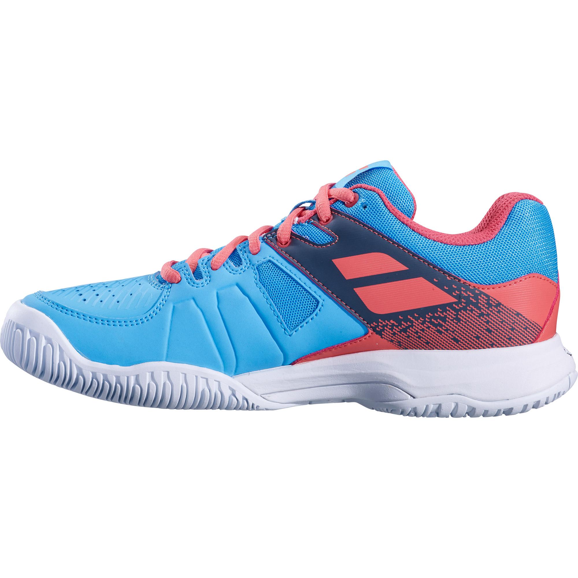 Babolat Womens Pulsion Tennis Shoes Sky Blue/Pink