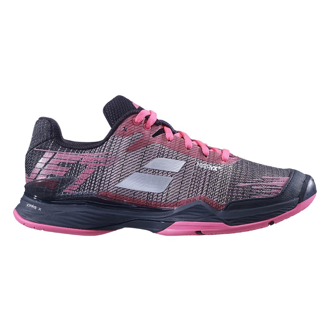 Babolat Womens Jet Mach II Tennis Shoes - Pink/Black - Tennisnuts.com
