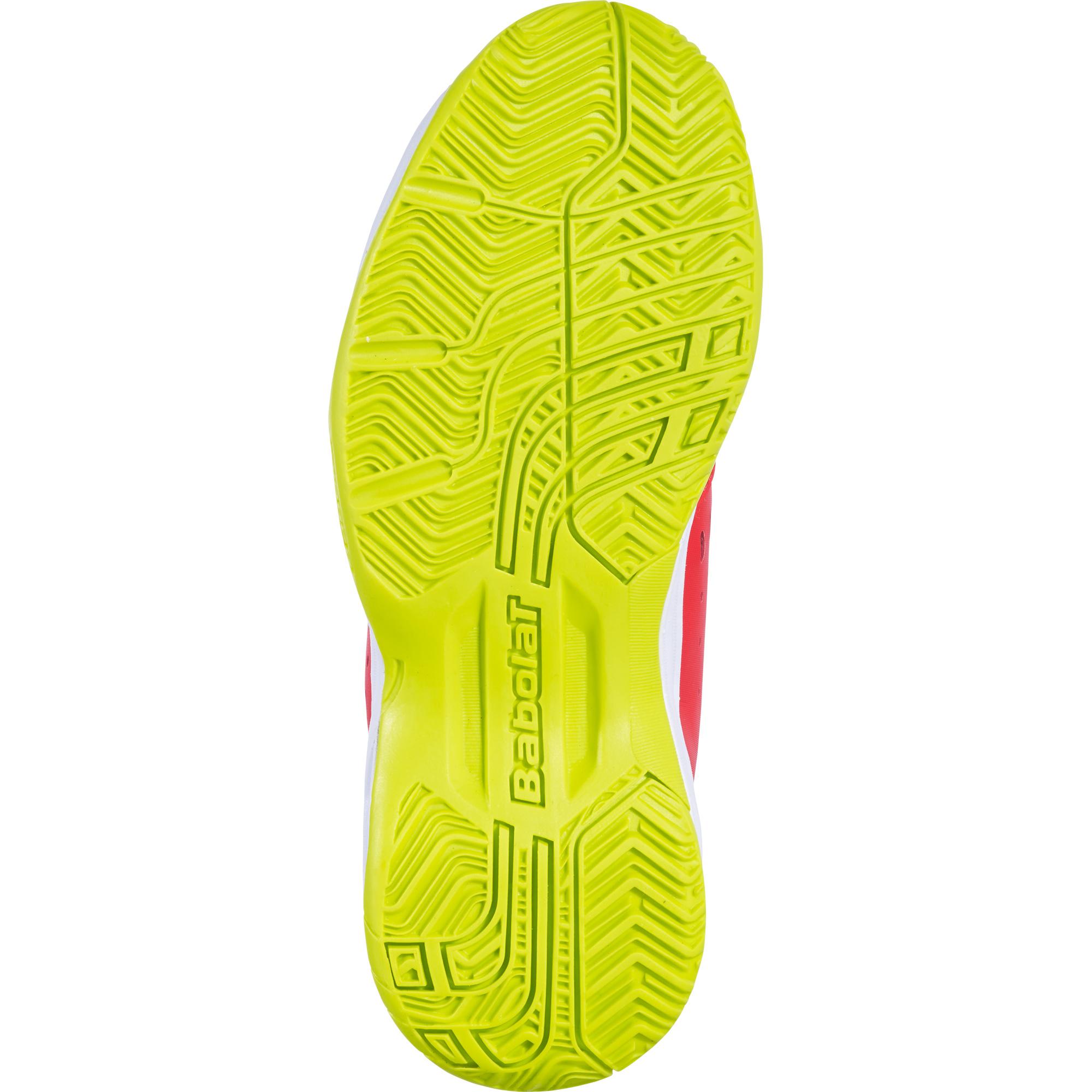 babolat red tennis shoes