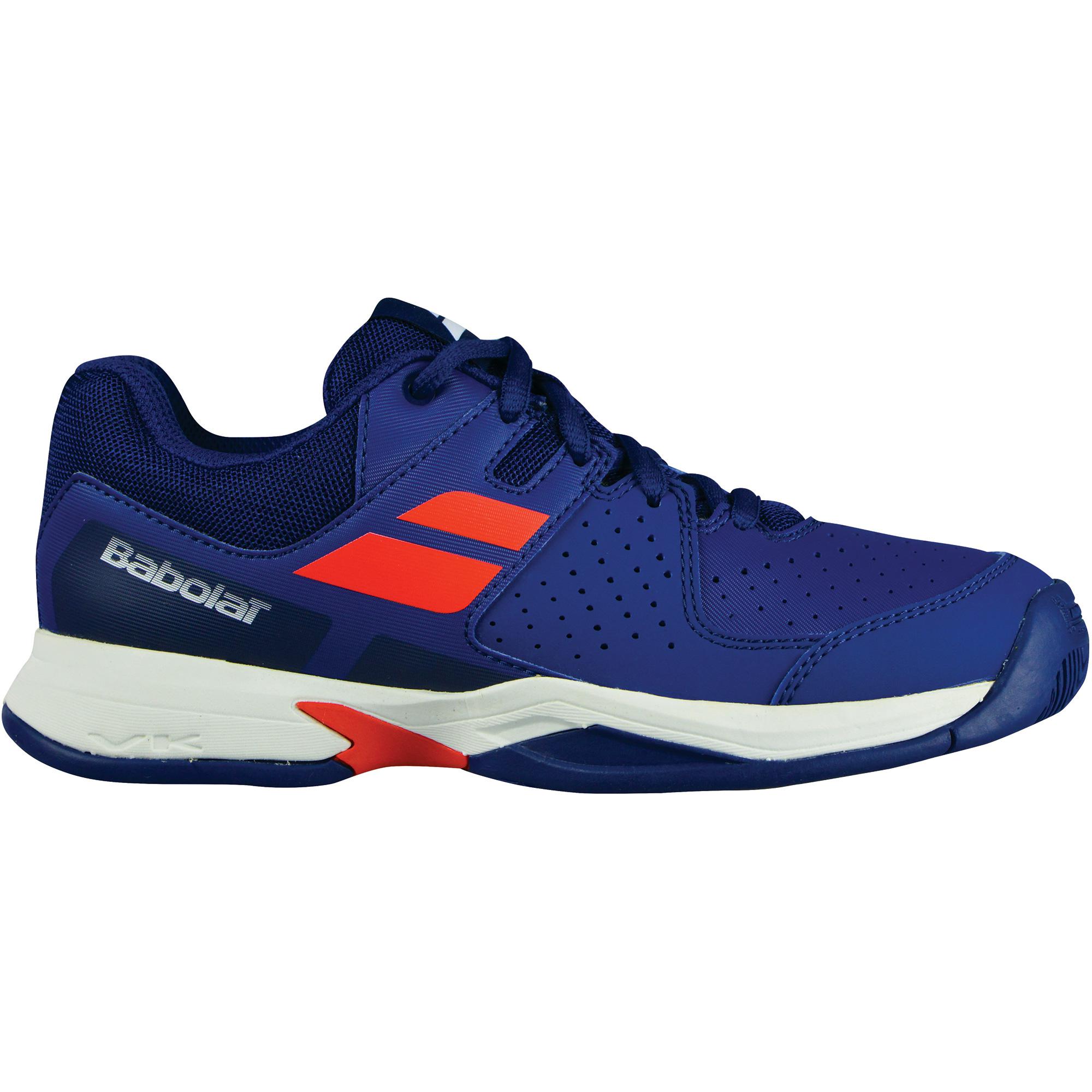 Babolat Kids Pulsion Tennis Shoes - Estate Blue/Orange - Tennisnuts.com