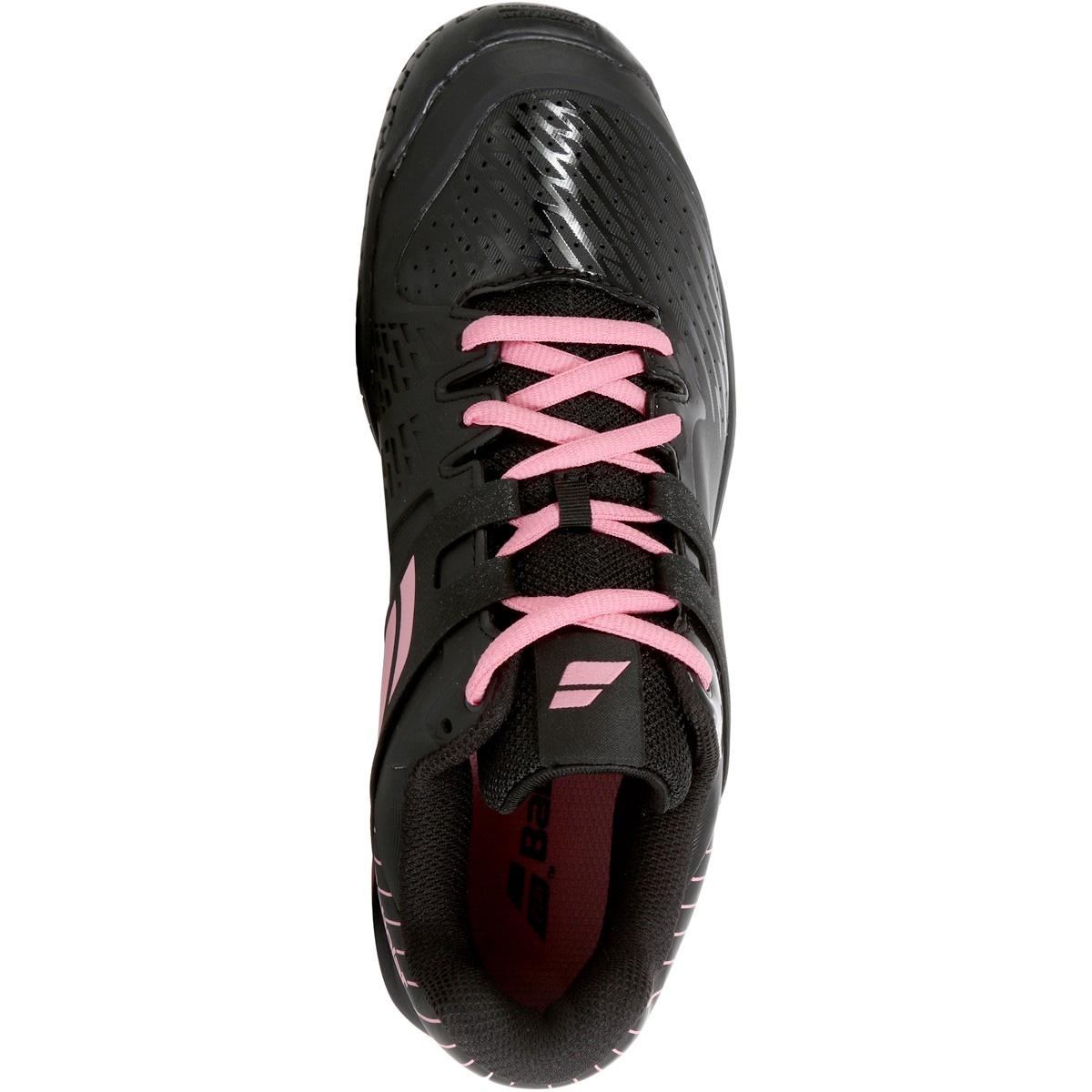 Babolat Kids Propulse Tennis Shoes Black/Geranium Pink